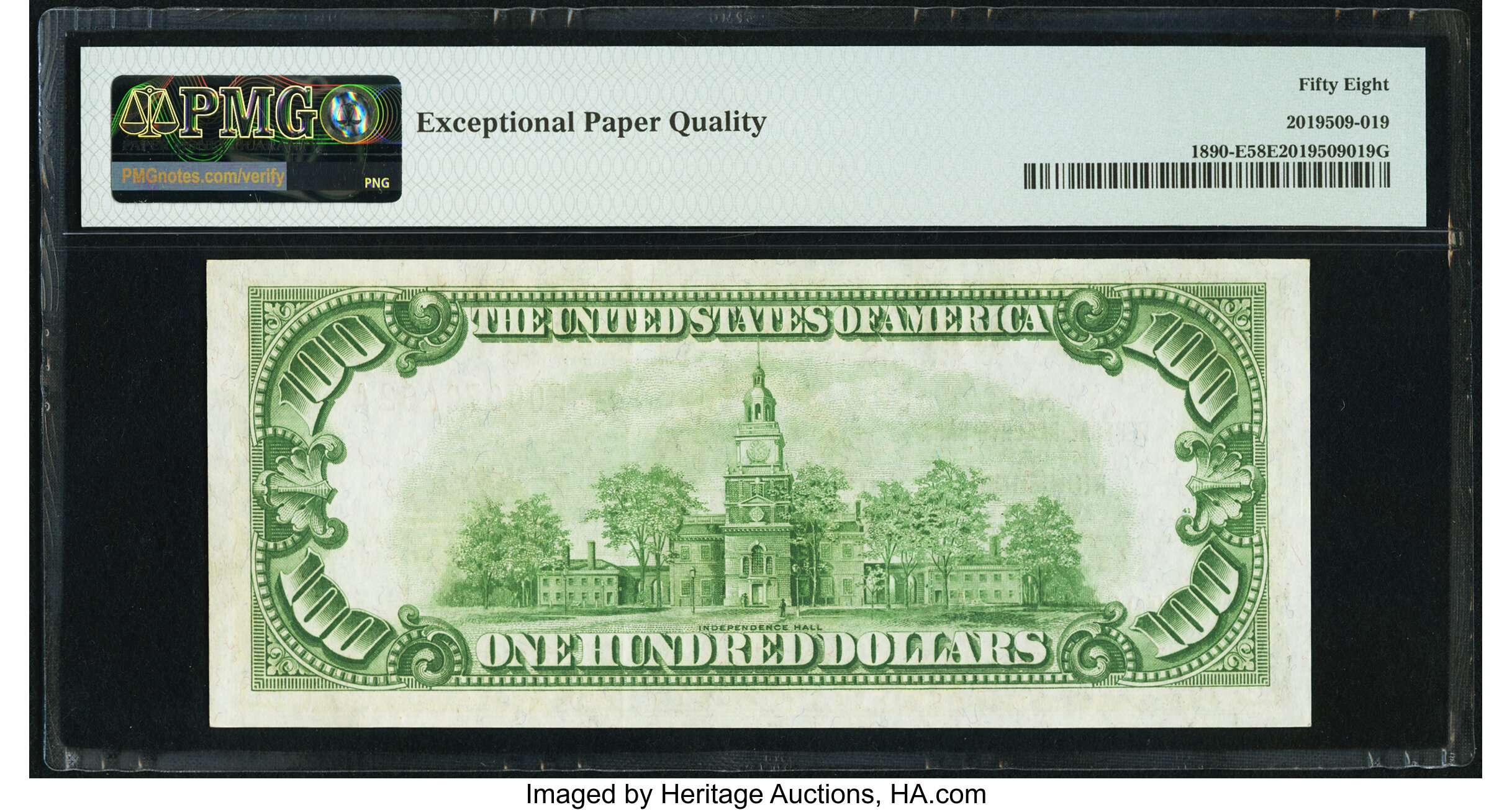 image for: Fr. 1890-E $100 1929 Federal Reserve Bank Note. PMG Choice About Unc 58 EPQ....