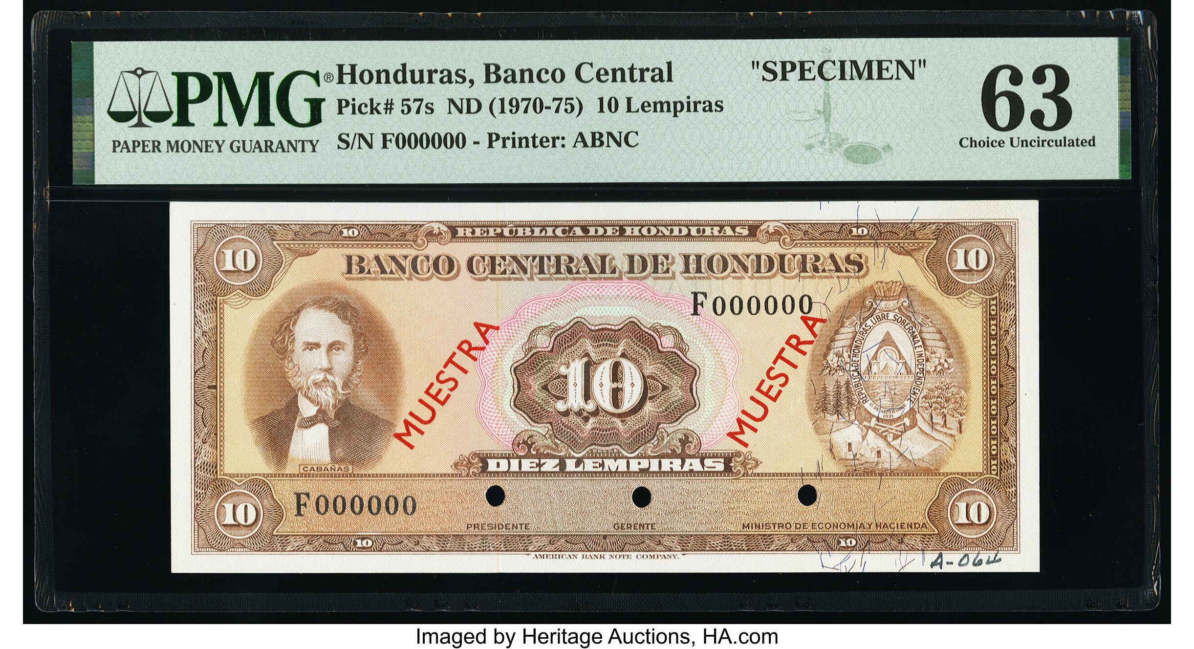 image for: Honduras  10 lempiras (B313s)