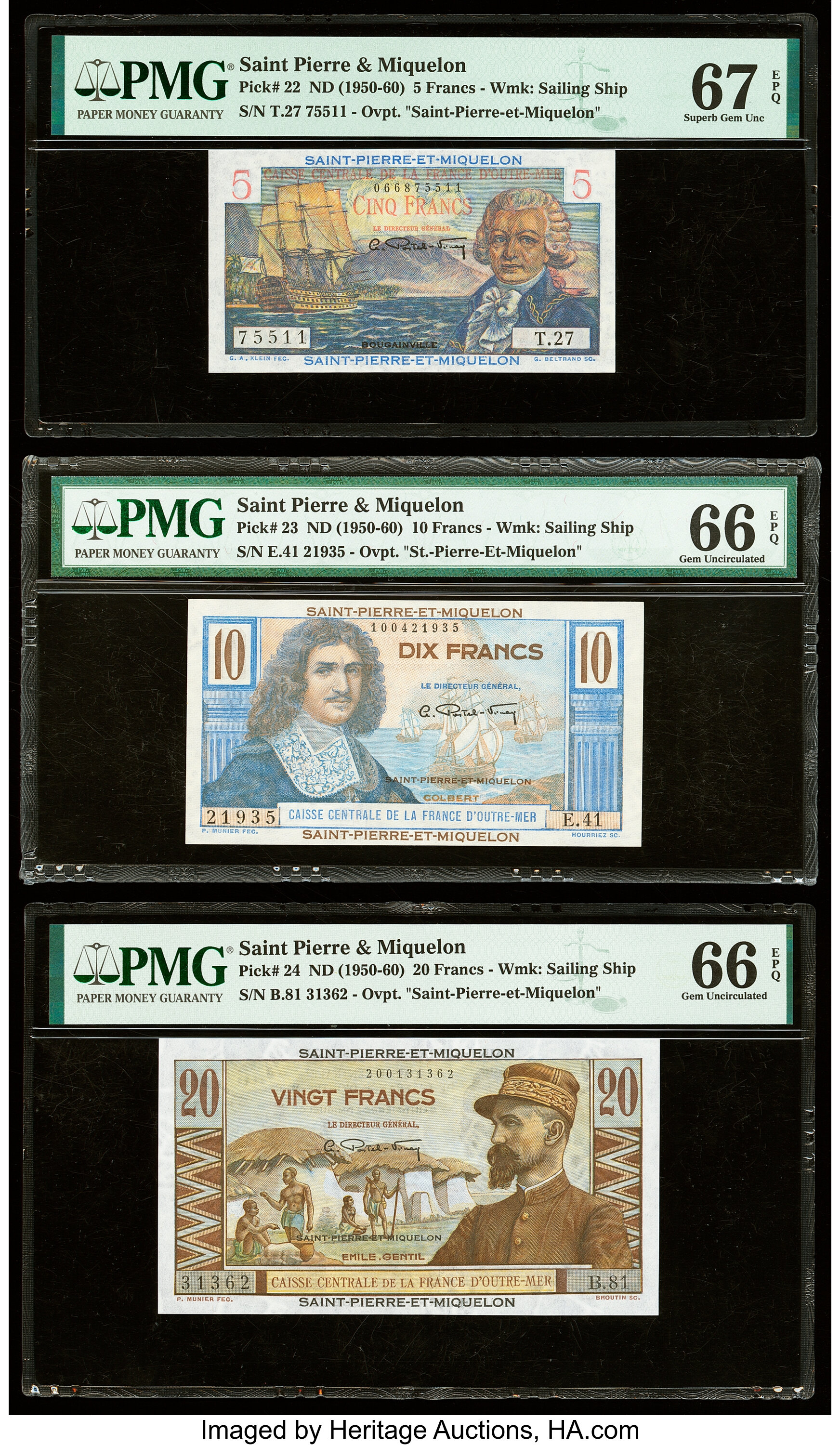 image for: Saint Pierre and Miquelon  10 francs(B509a)