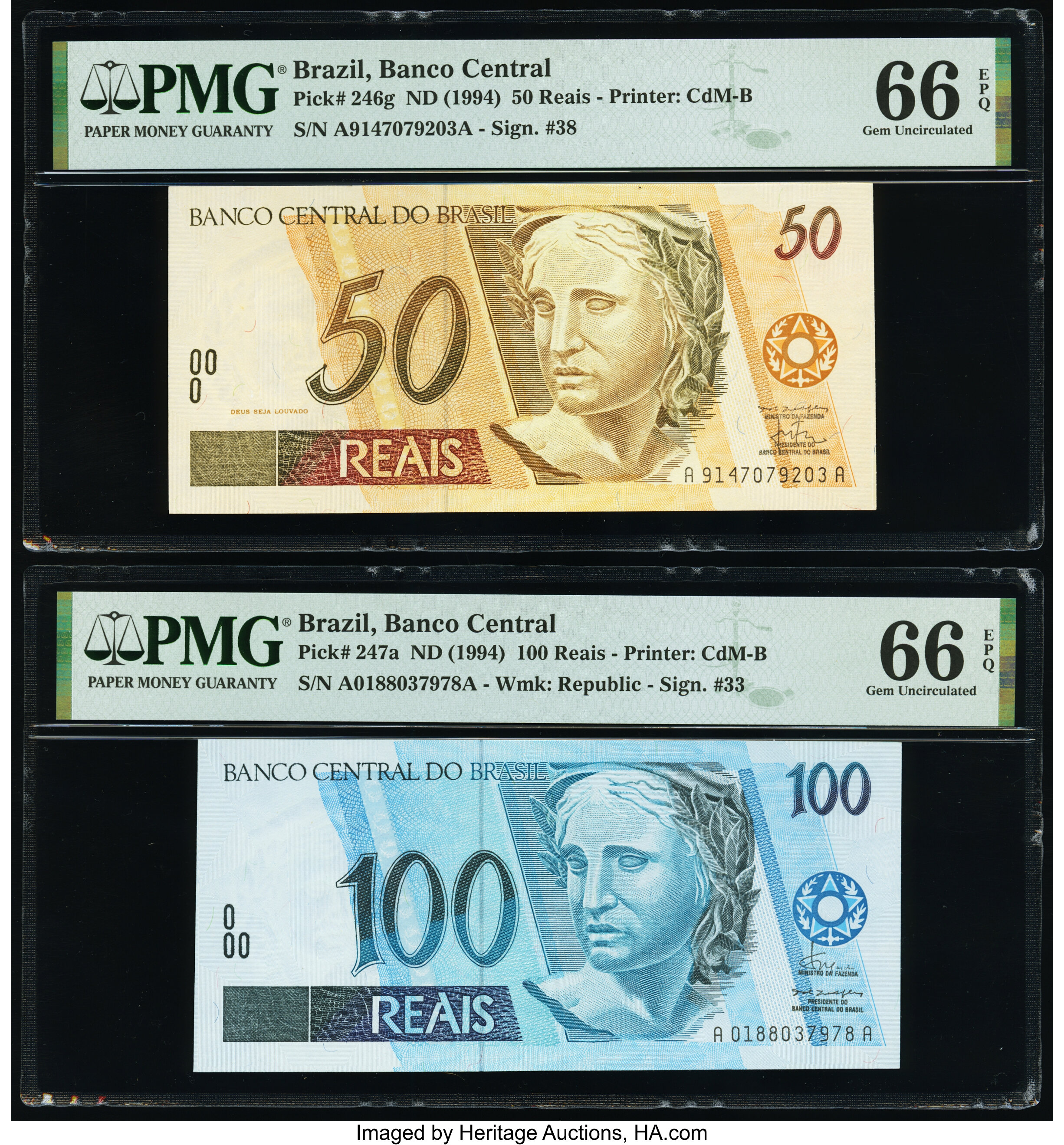 image for: Brazil  50 reais (B868i)