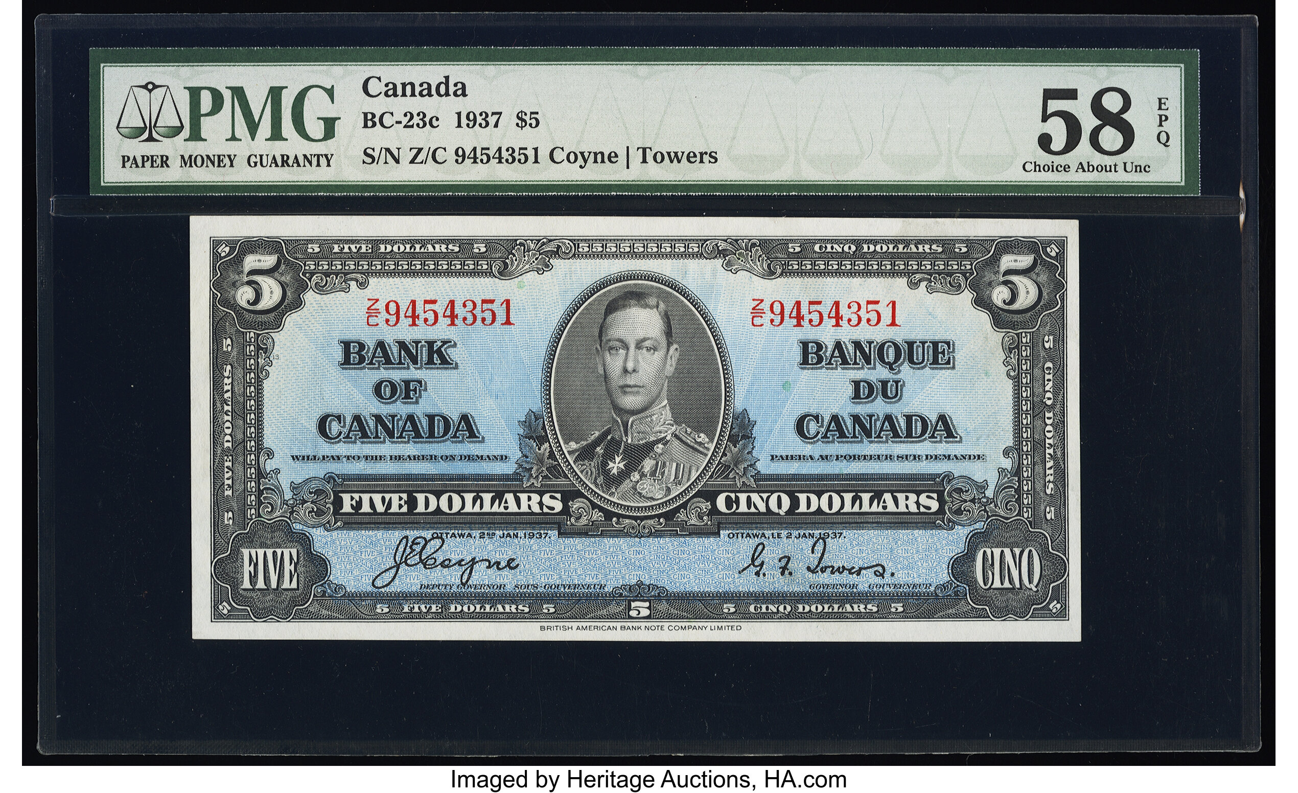 image for: Canada  5 dollars (B323c)