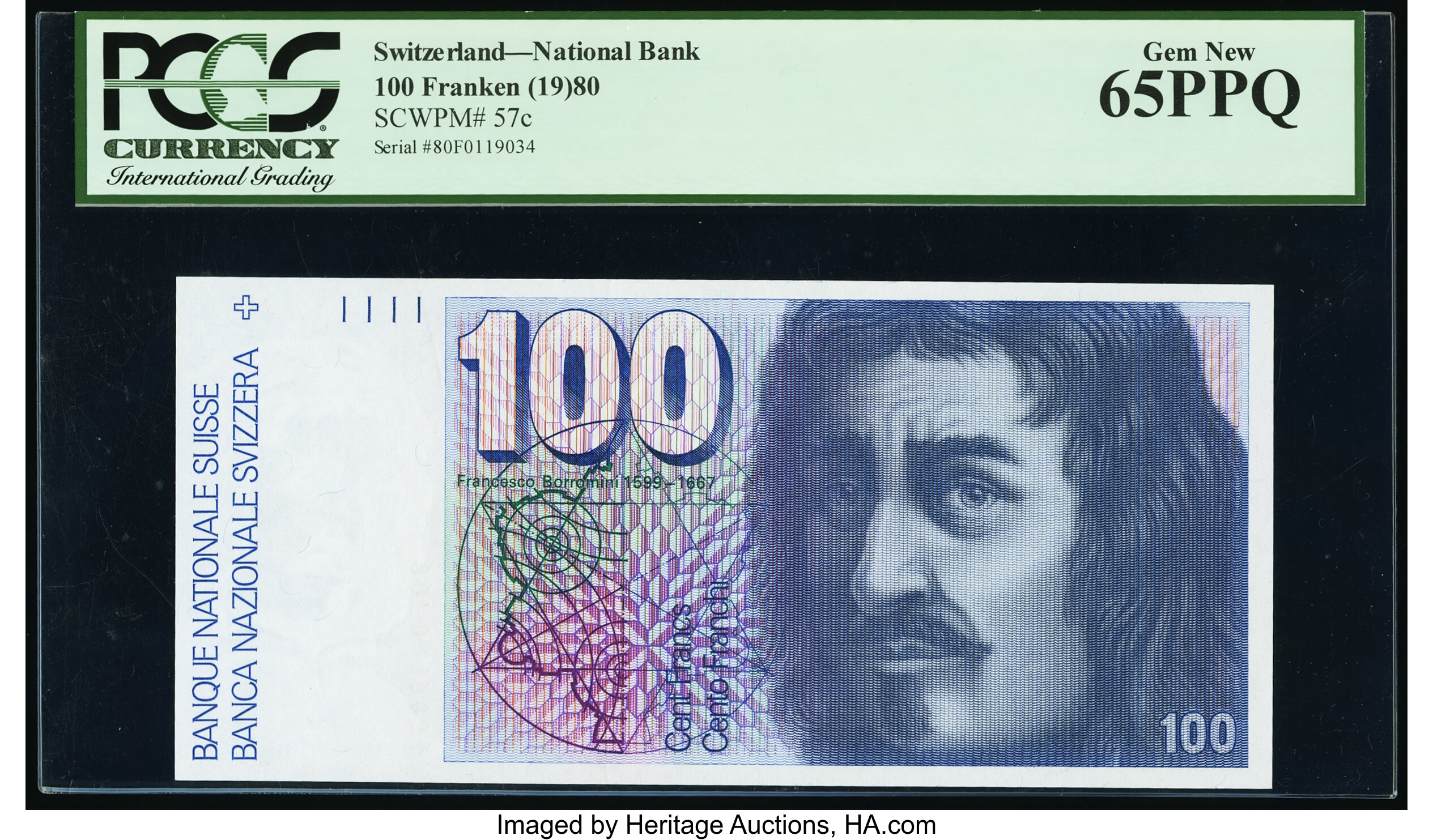 image for: Switzerland  100 francs (B340e)