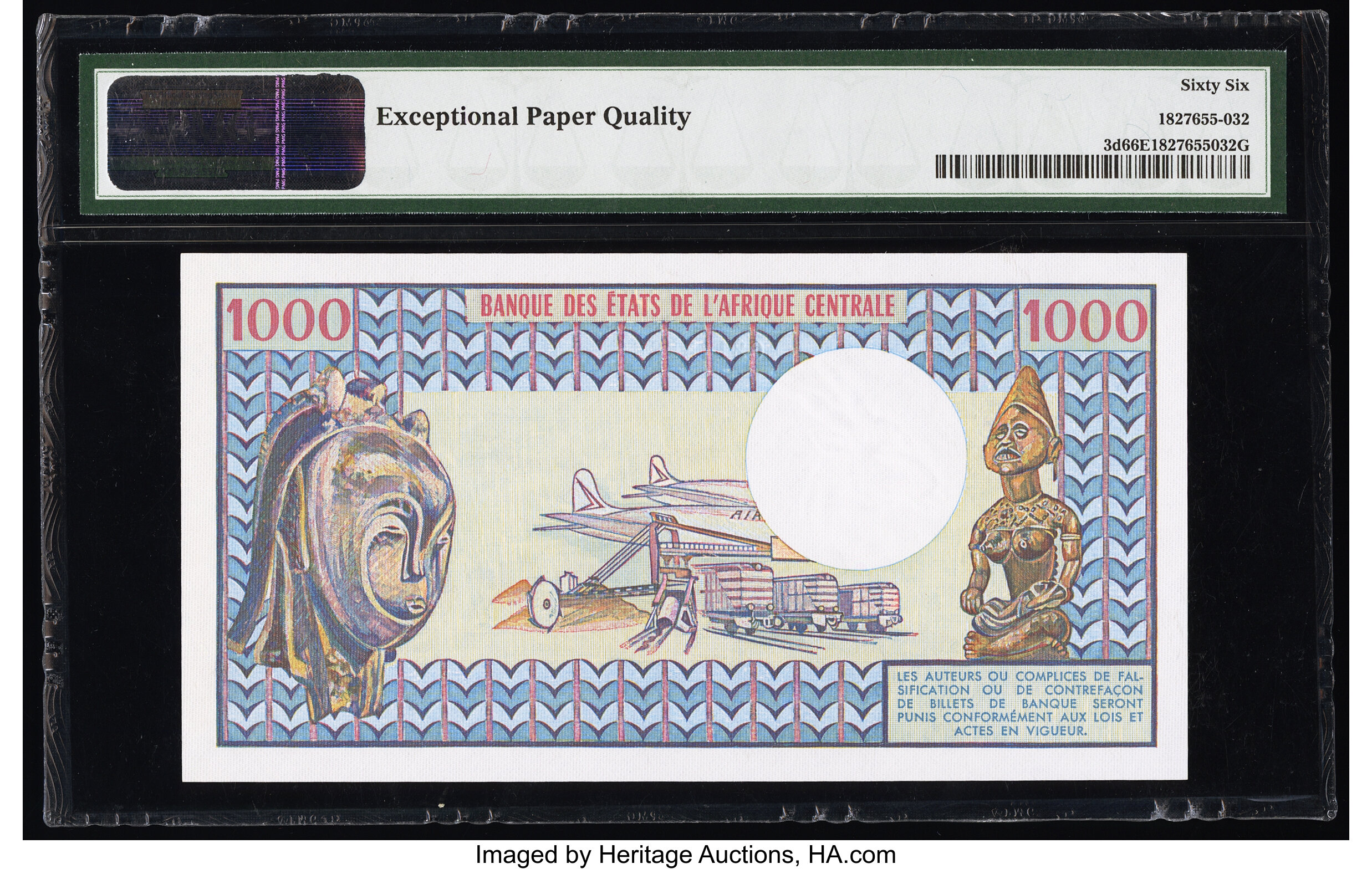 image for: Gabon  1,000 francs (B202d)