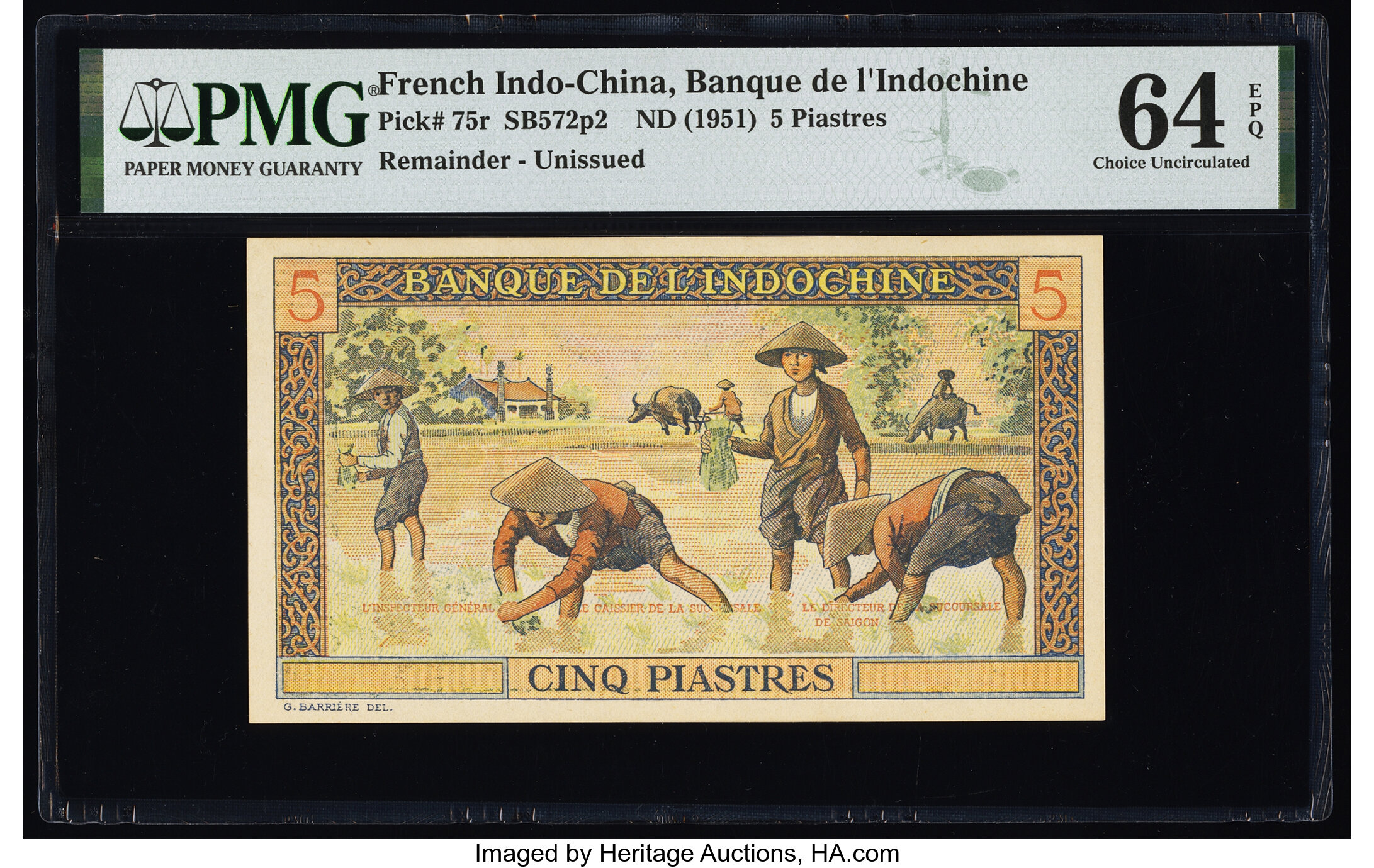image for: French Indo-China  5 piastres(B170as1)