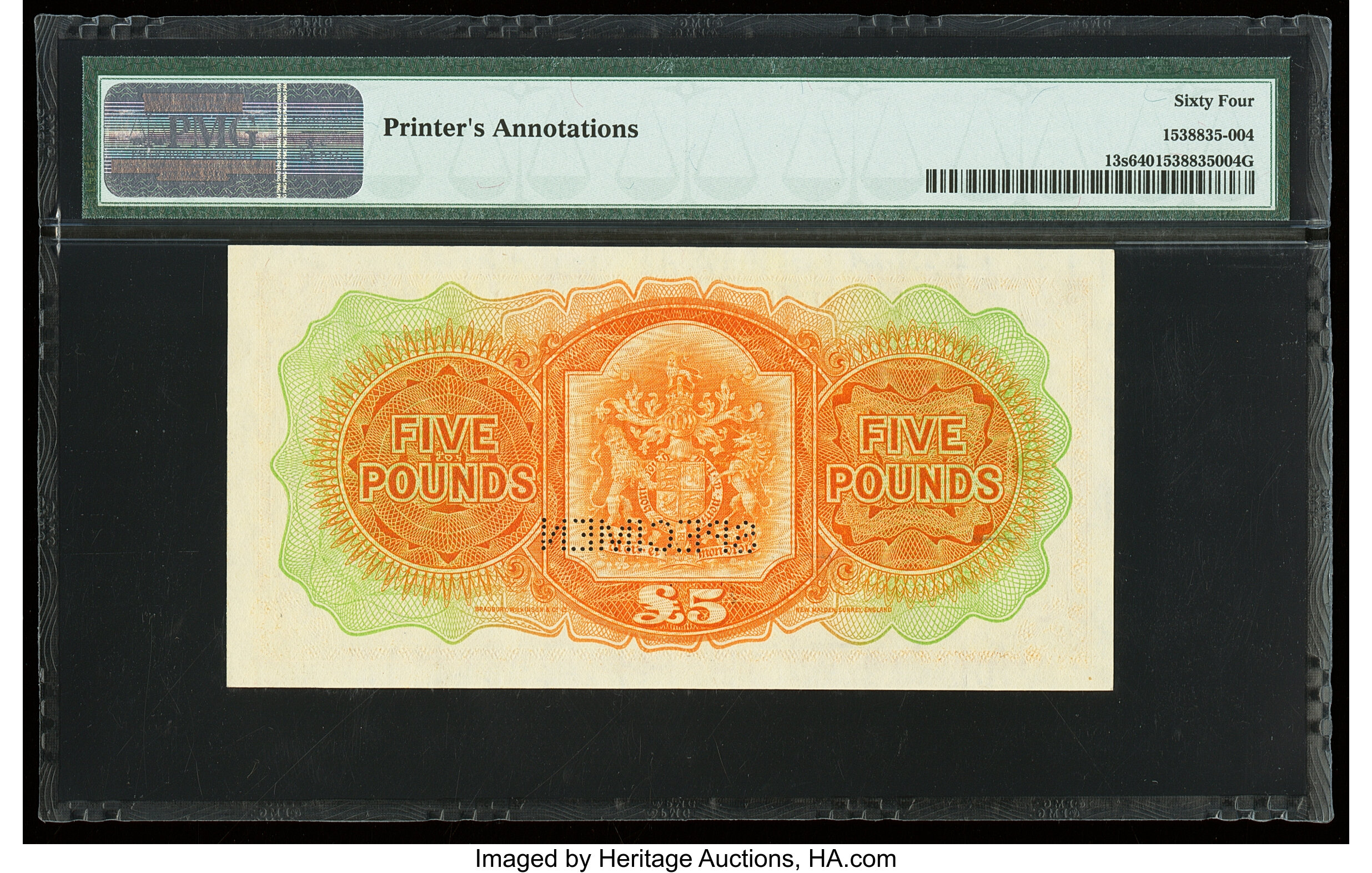 image for: Bermuda  5 pounds(B113a)