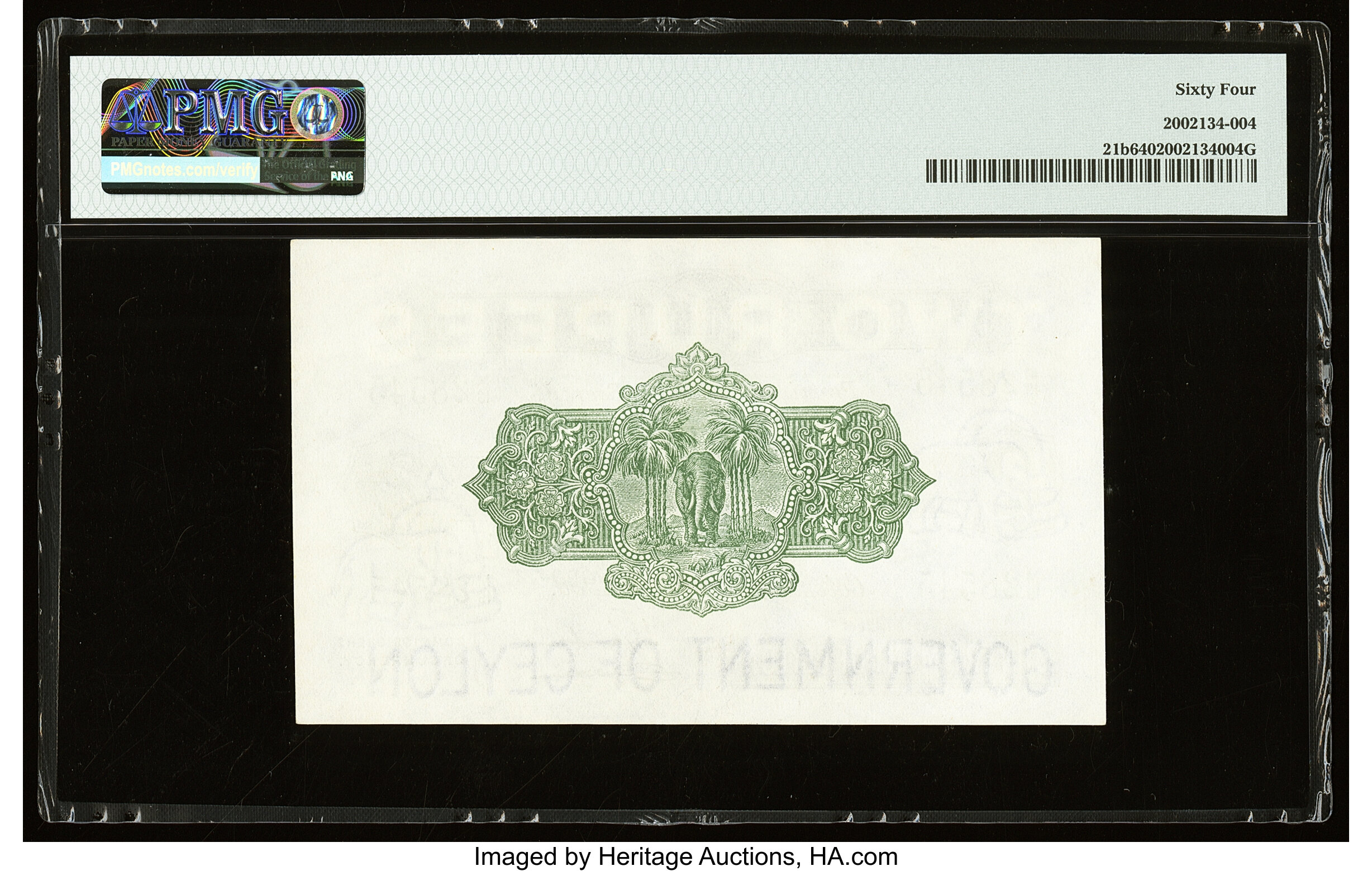image for: Ceylon  2 rupees (B214c)