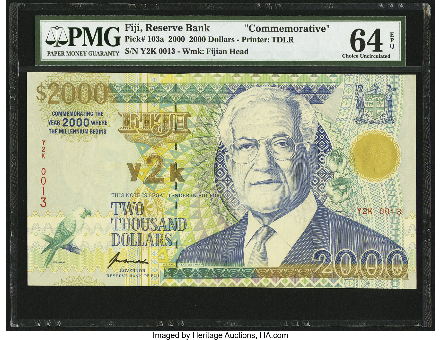 image for: Fiji  2,000 dollars (BNP502a)