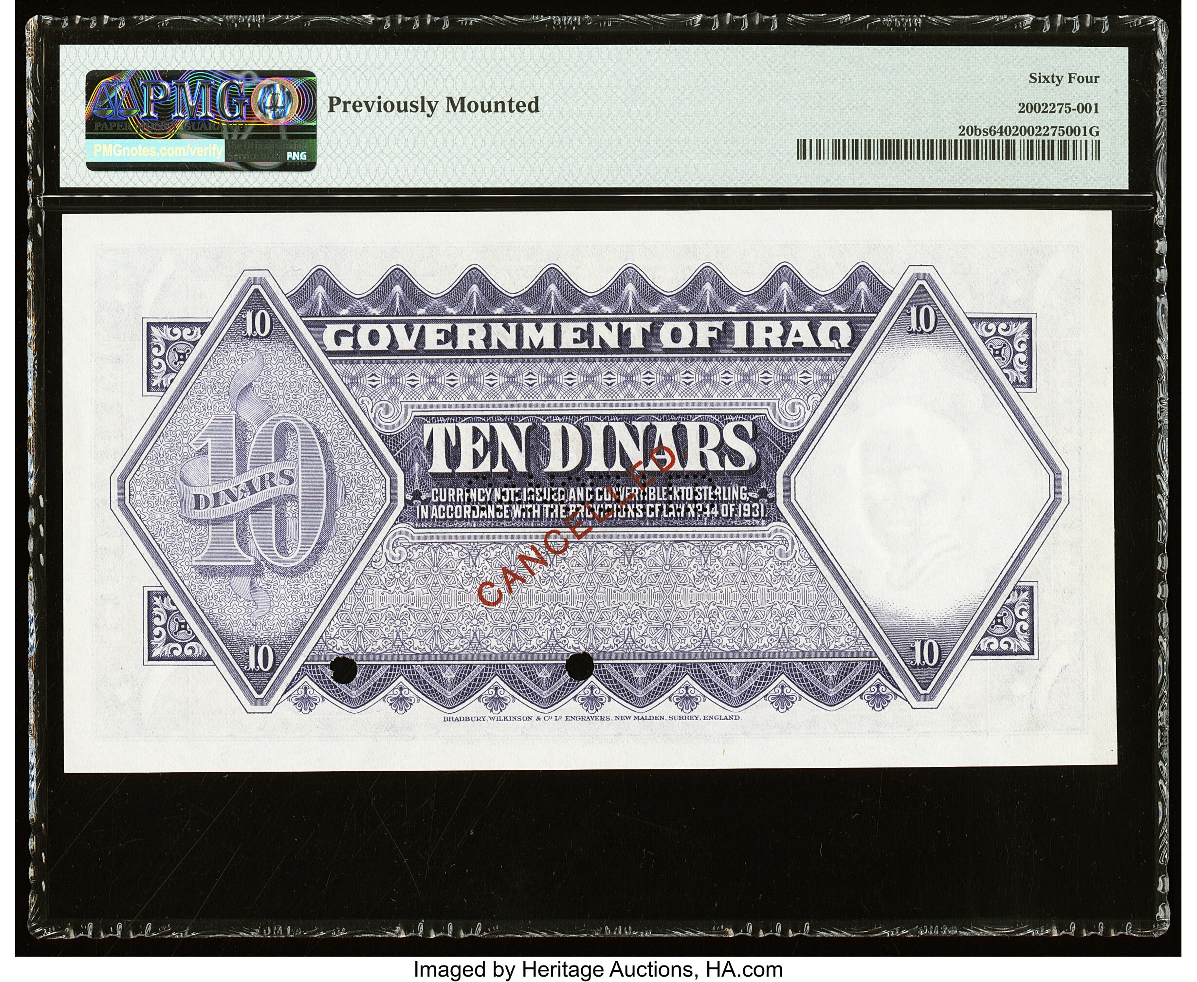 image for: Iraq  10 dinars(B122bs)