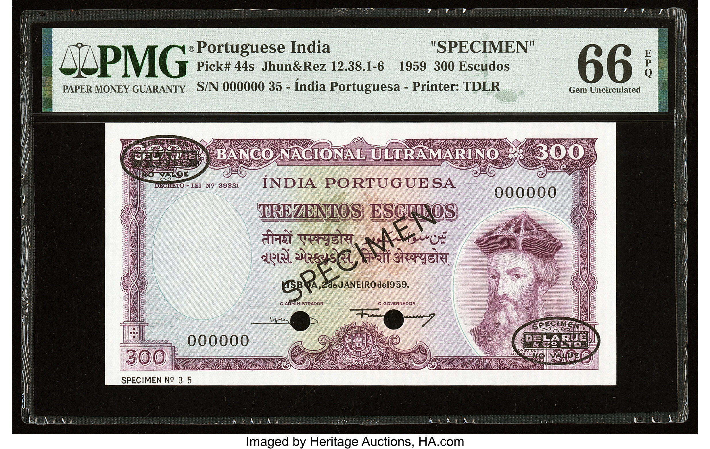 image for: Portuguese India  300 escudos(B333ds1)