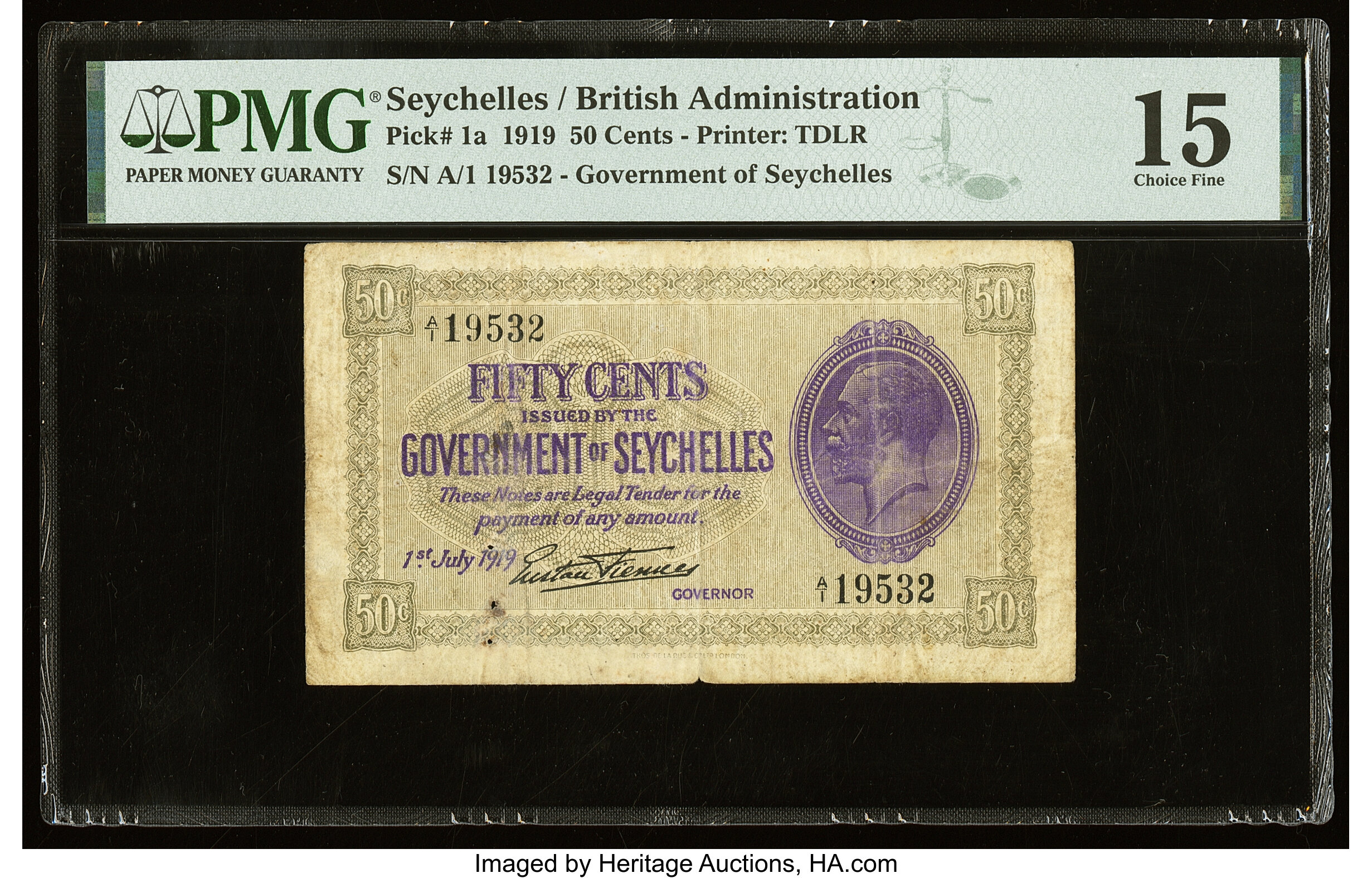image for: Seychelles  50 cents (B107es)