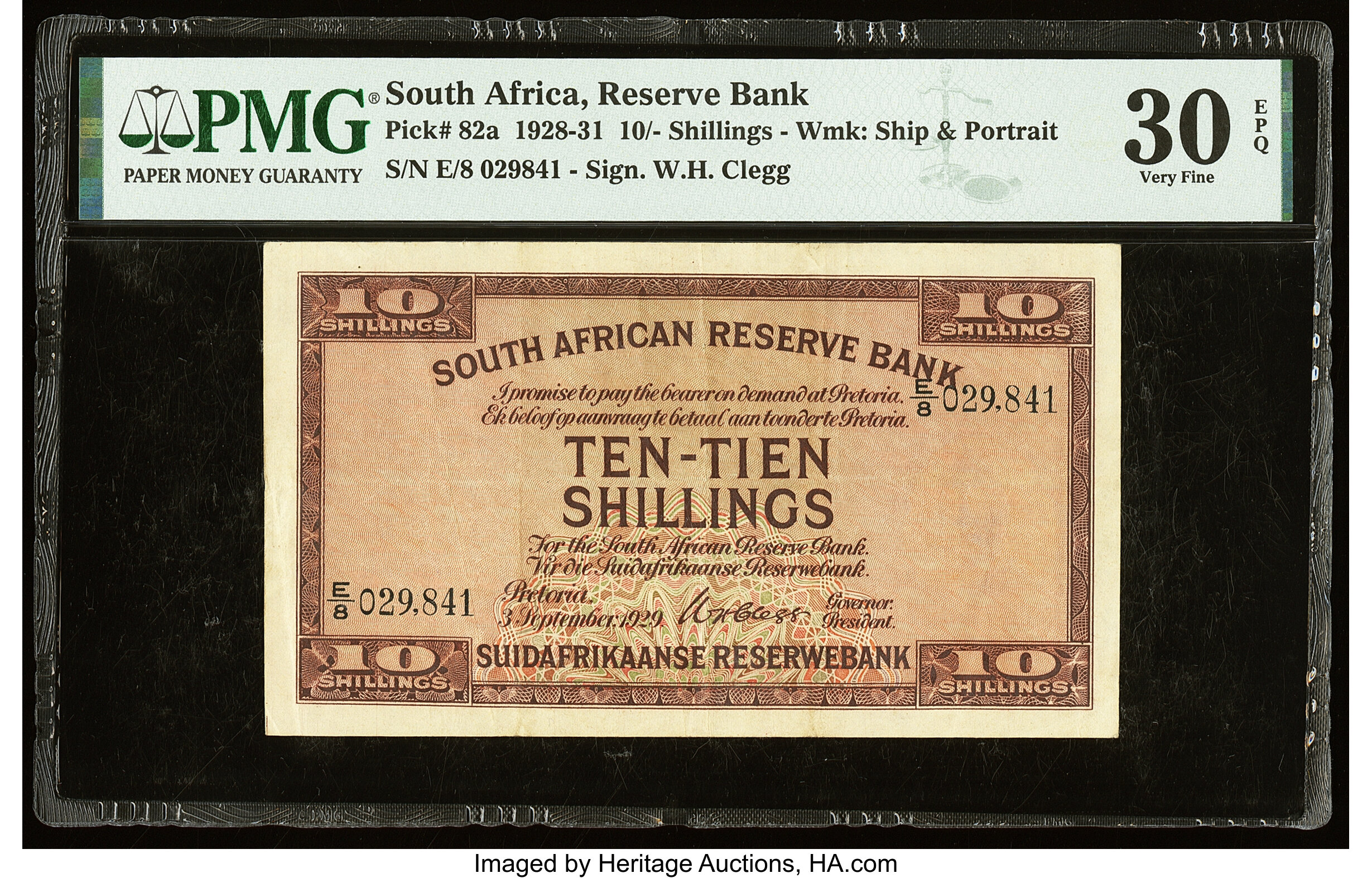 image for: South Africa  10 shillings (B710ds2)