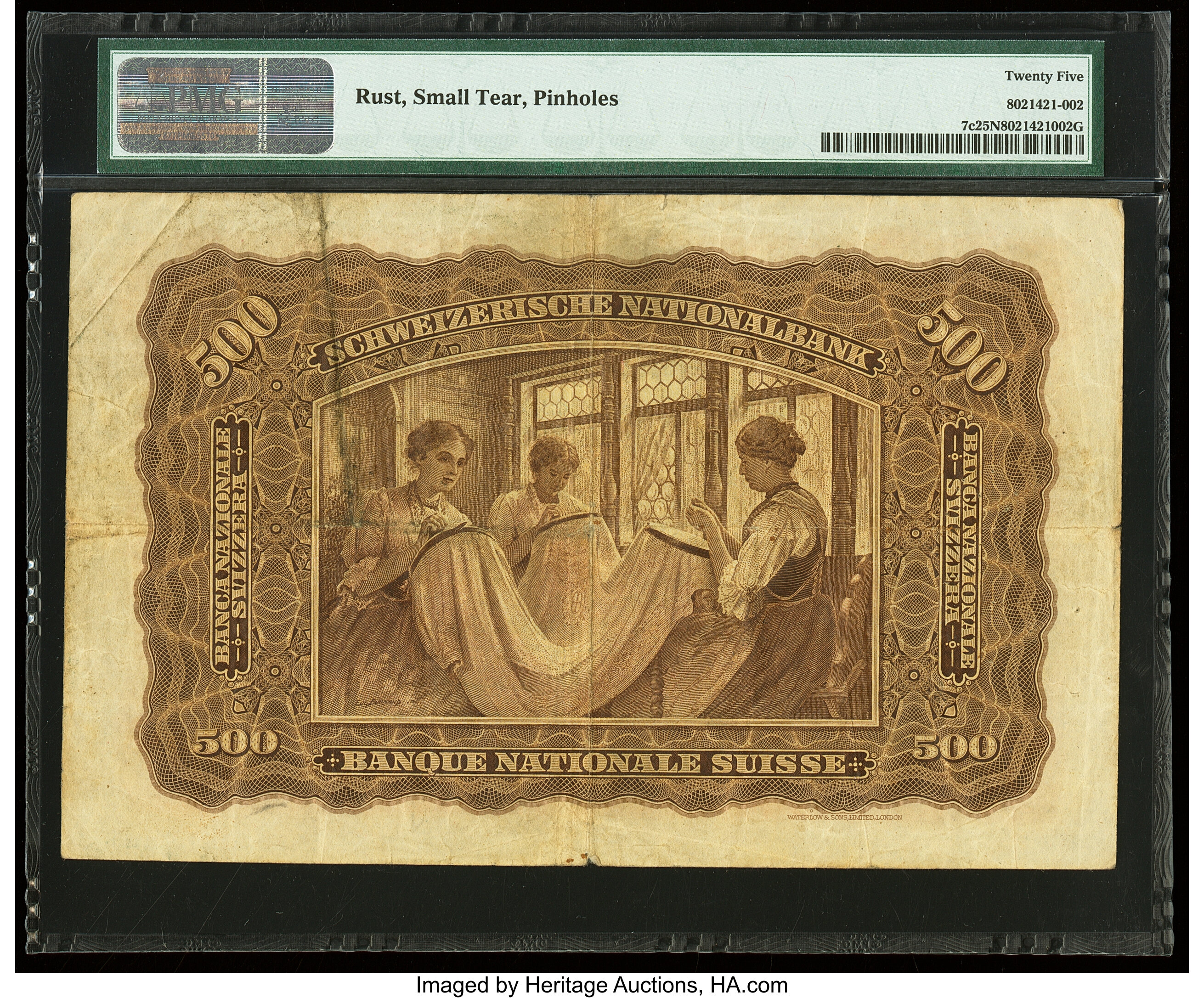 image for: Switzerland  500 francs (B316c)