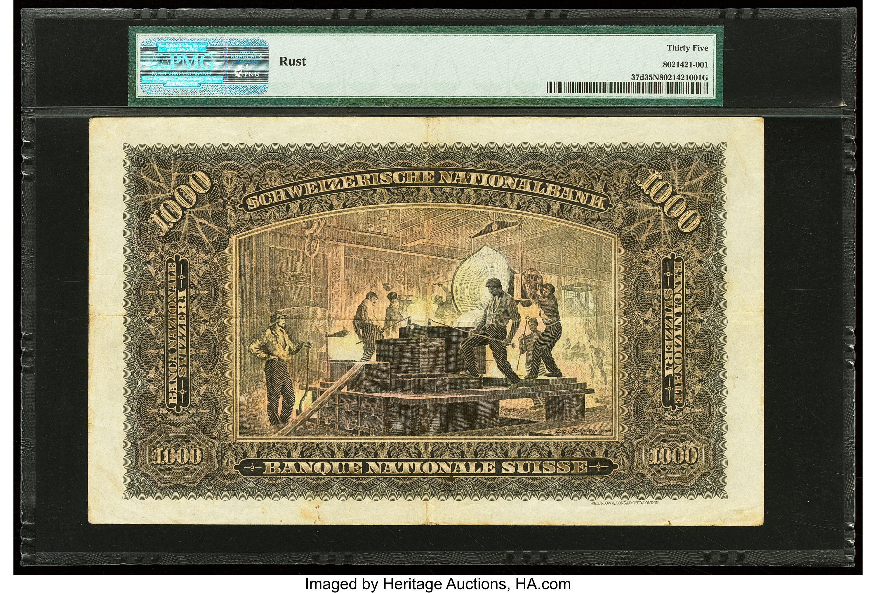 image for: Switzerland  1,000 francs(B321b)