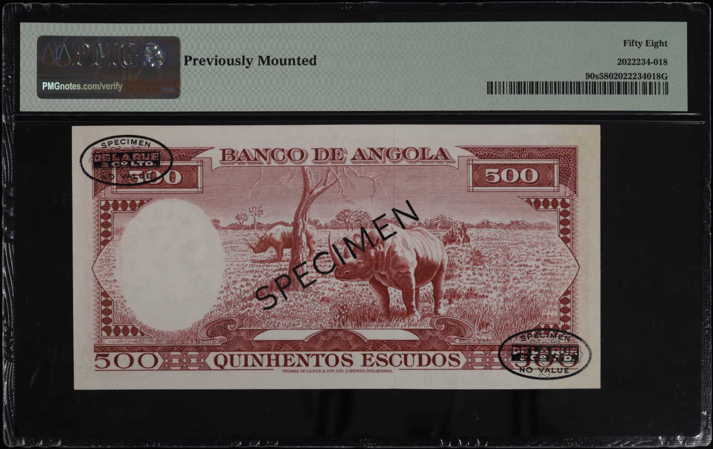 image for: Angola  500 escudos(B416as3)