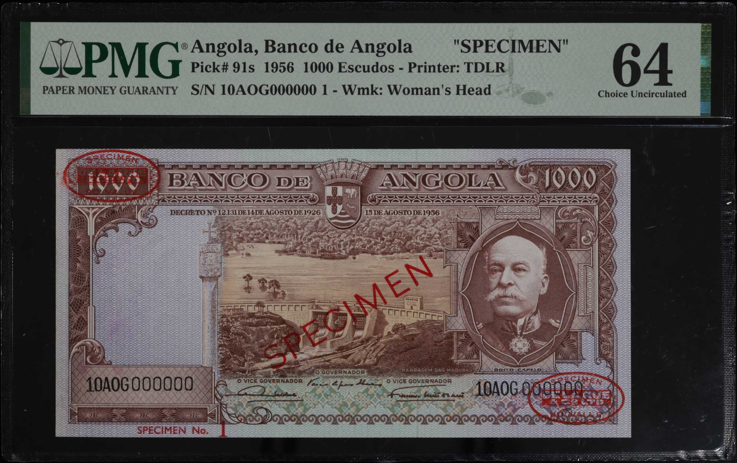 image for: Angola  1,000 escudos(B417as2)