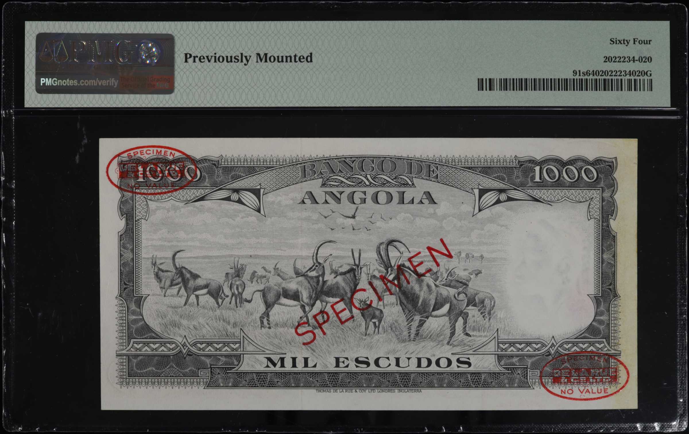 image for: Angola  1,000 escudos(B417as1)