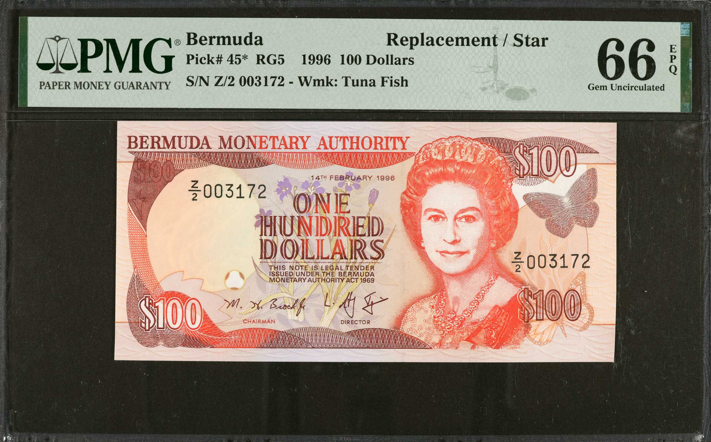 image for: Bermuda  100 dollars (B221as)