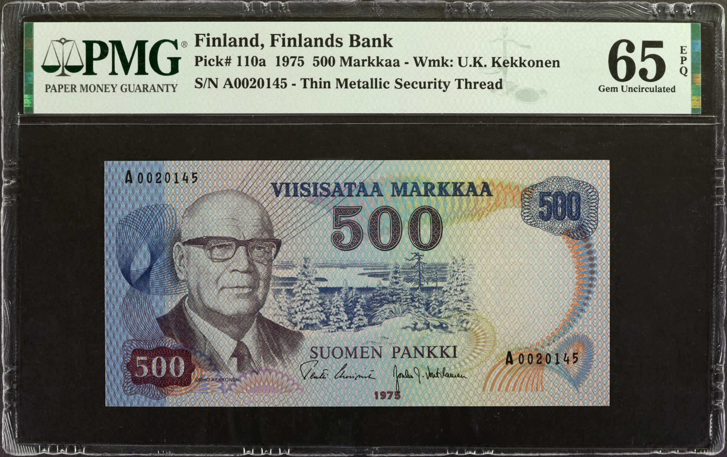 image for: Finland  500 markkaa / mark (B396a)