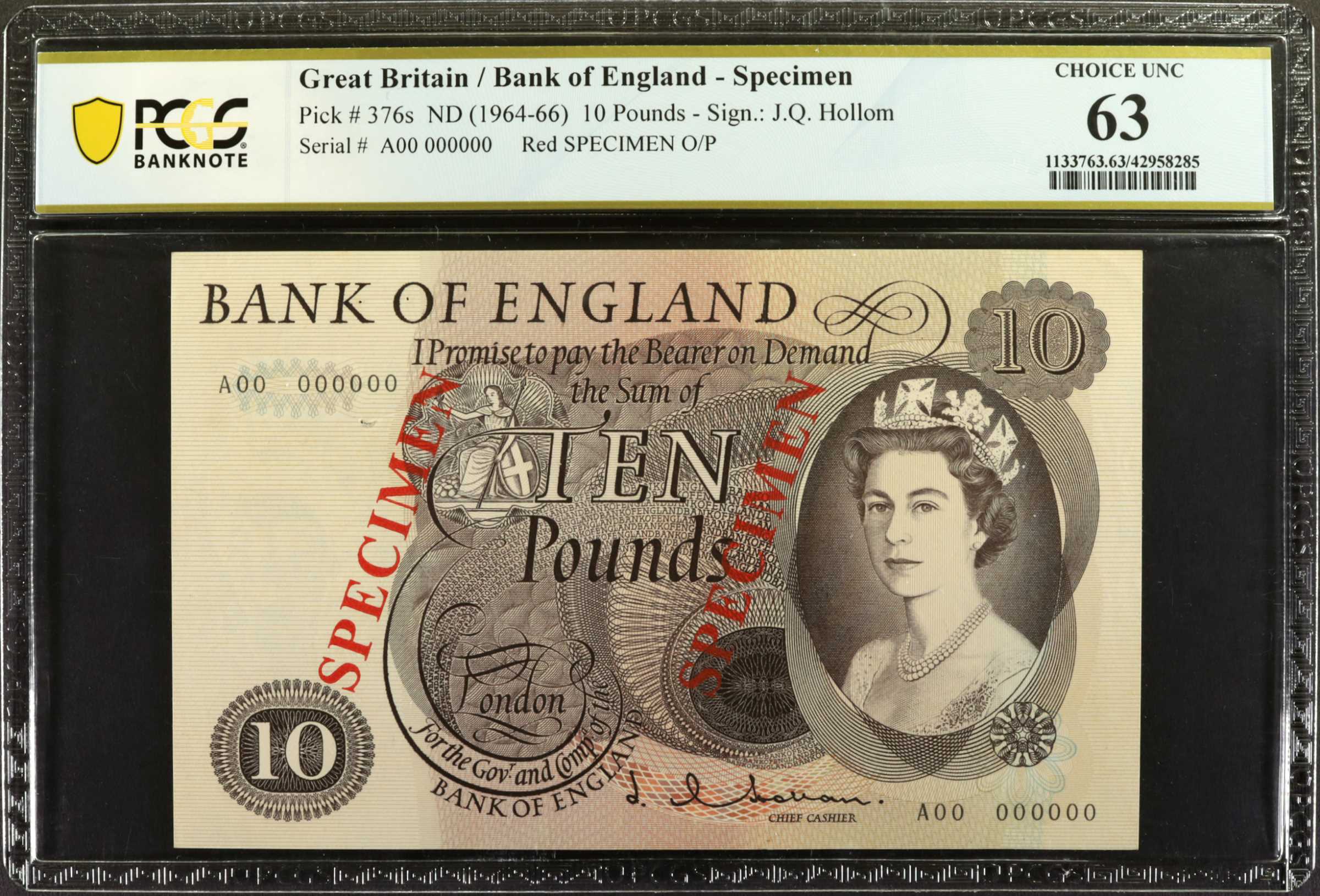 image for: United Kingdom  10 pounds (B182cs)