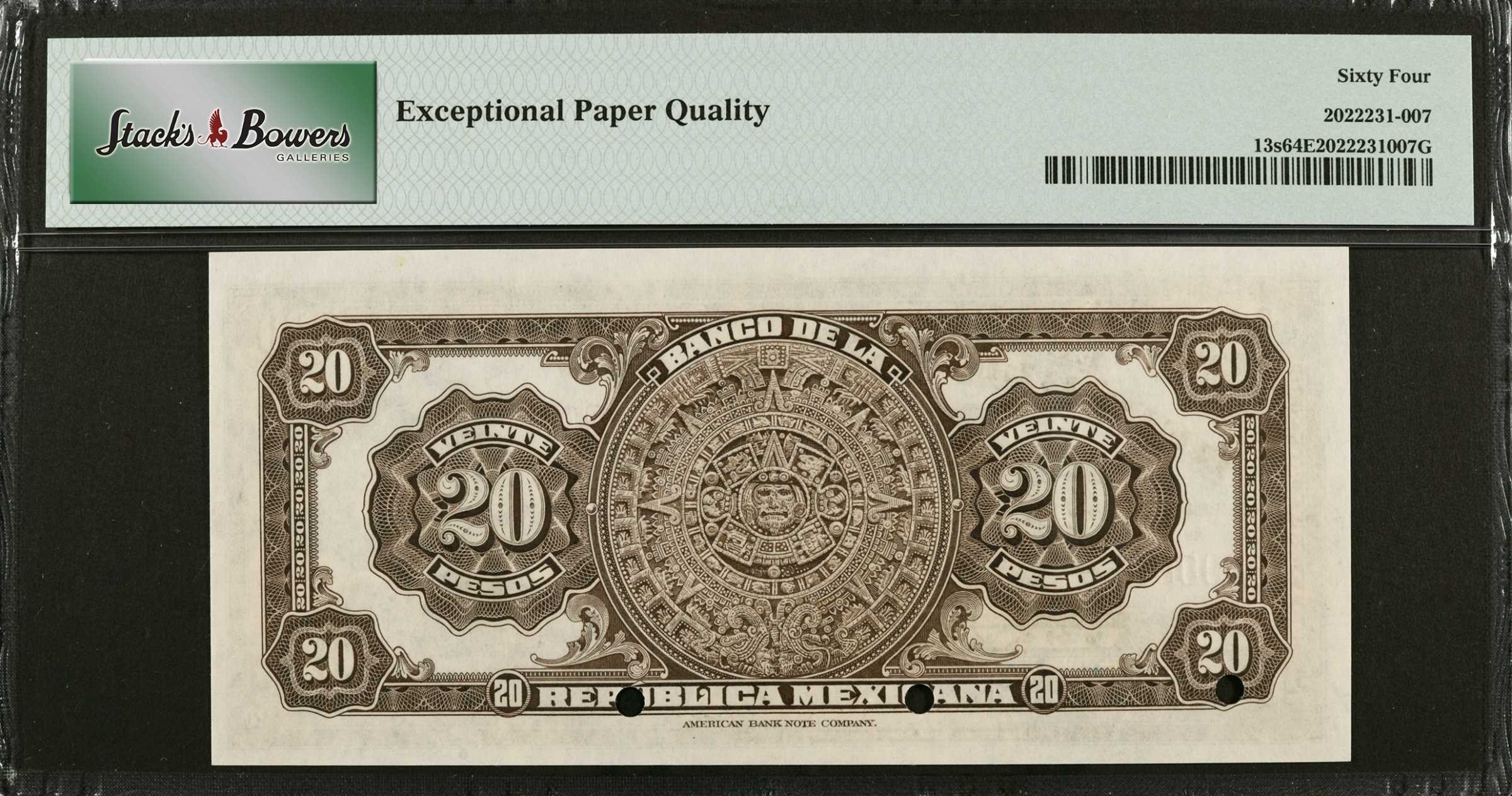 image for: Mexico  20 pesos(B403as)