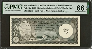 image for: Netherlands Antilles 25 gulden (guilders) (B203as)