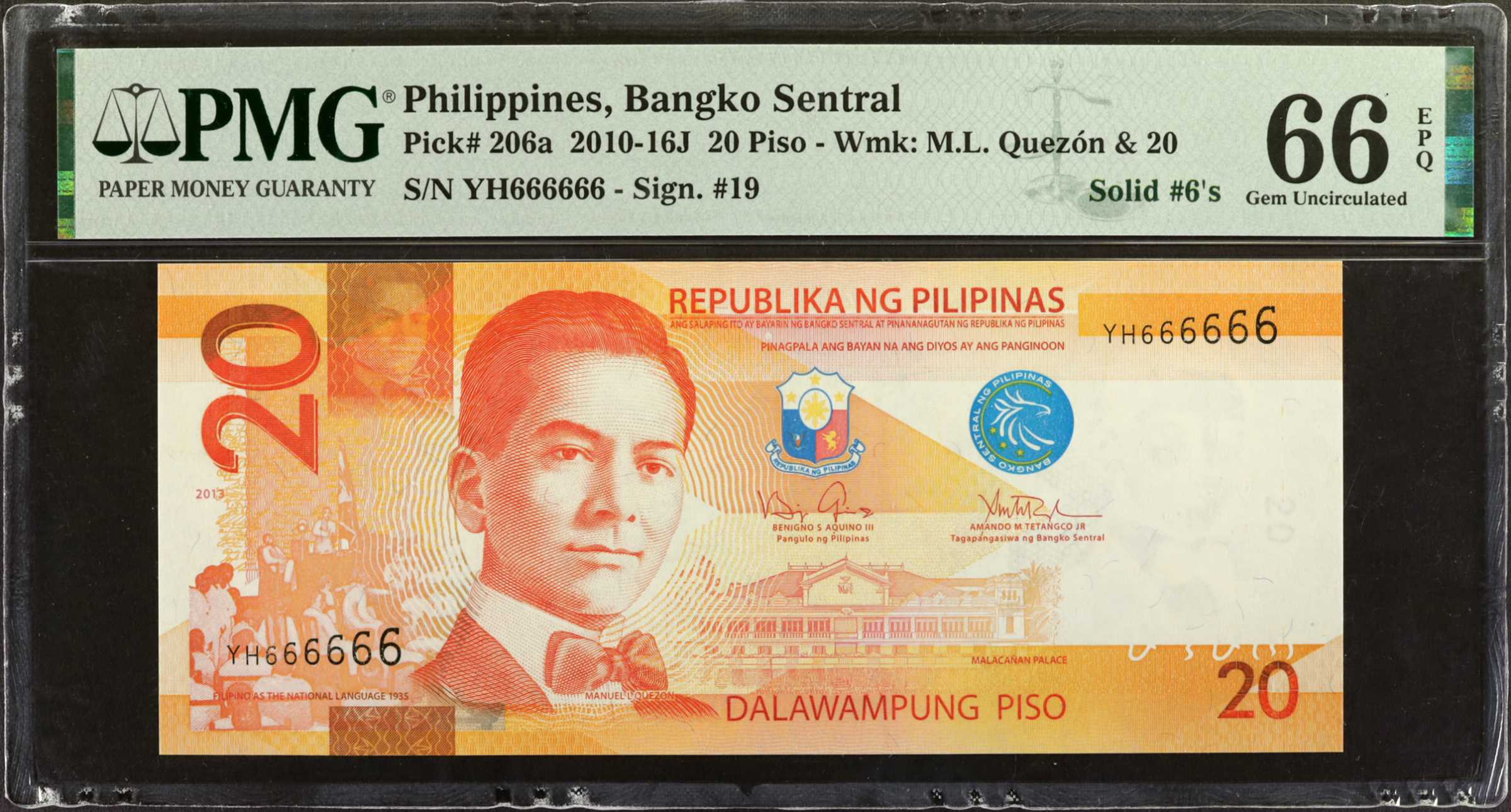 image for: Philippines  1,000 piso (pesos) (B1083j)