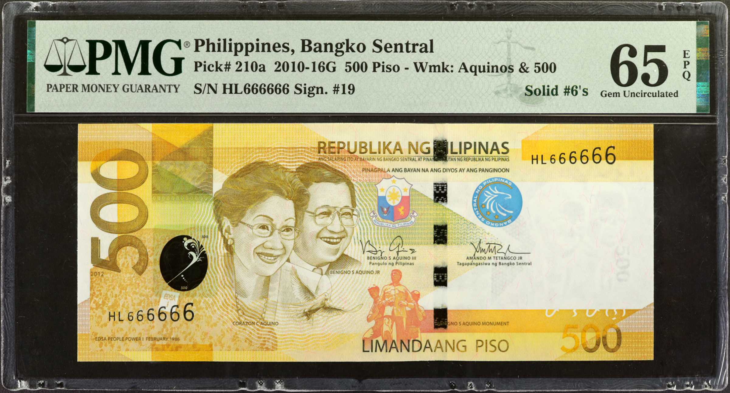 image for: Philippines  1,000 piso (pesos) (B1083b)