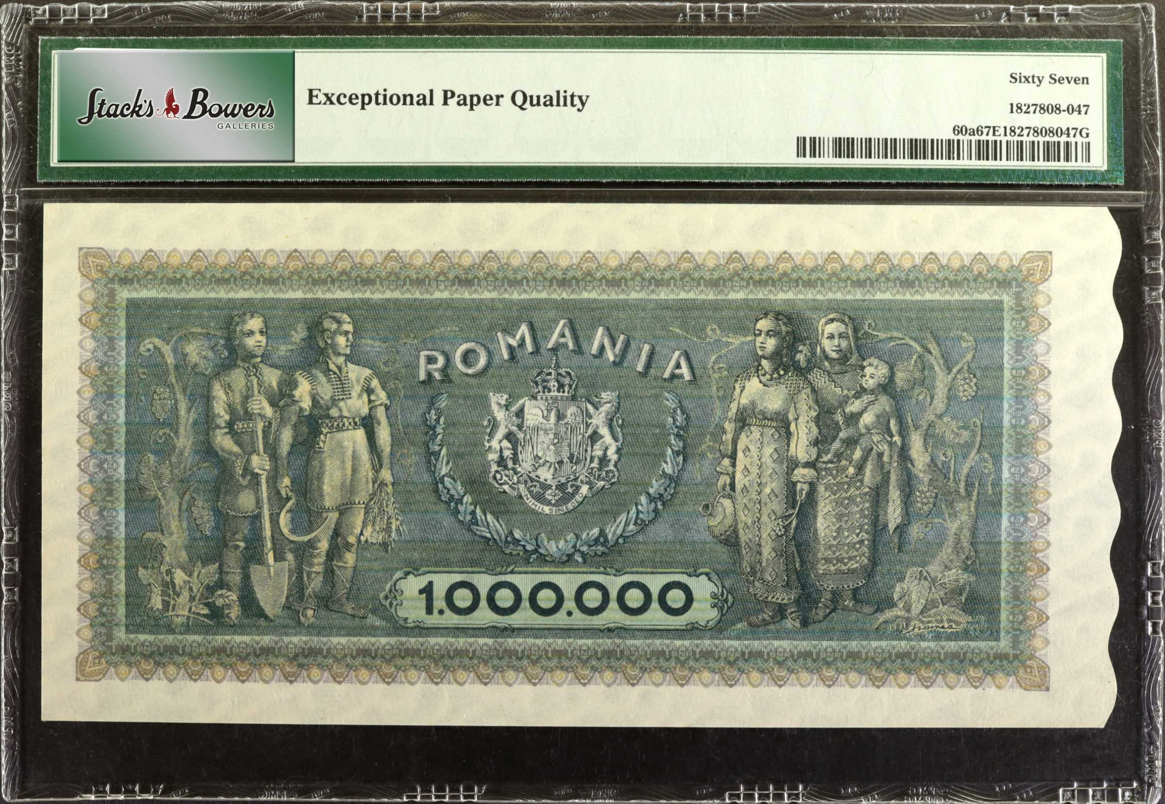 image for: Romania  1,000,000 lei (B240as)