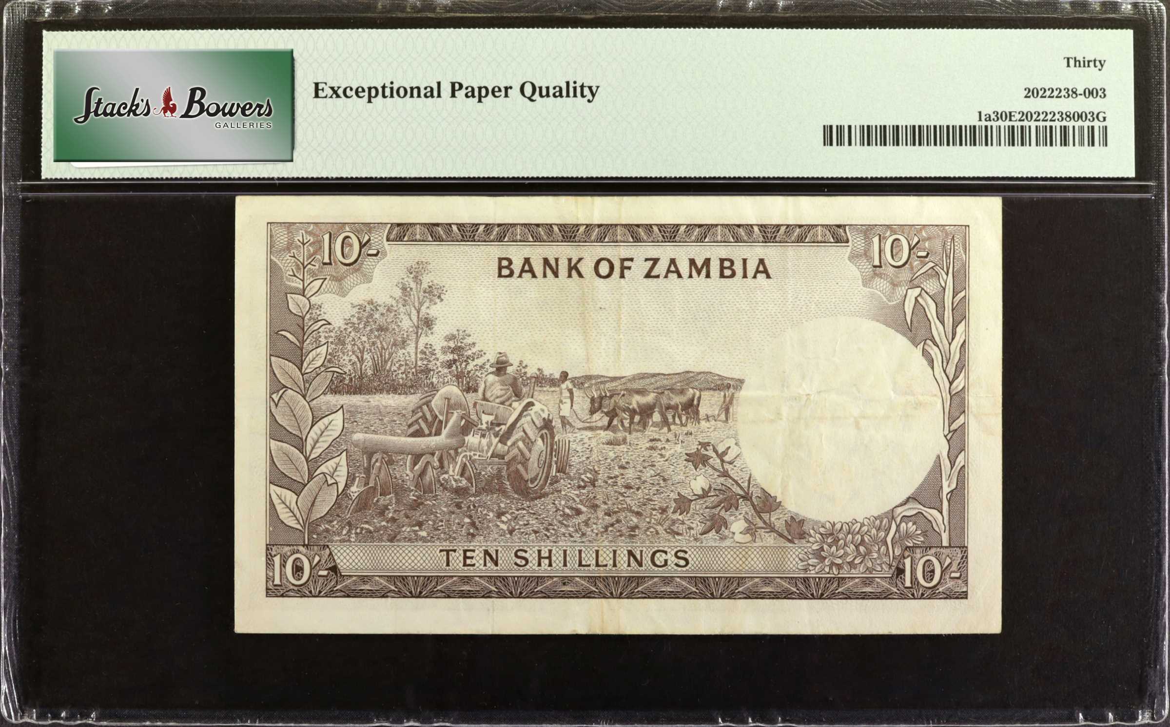 image for: Zambia  10 shillings(B101a)