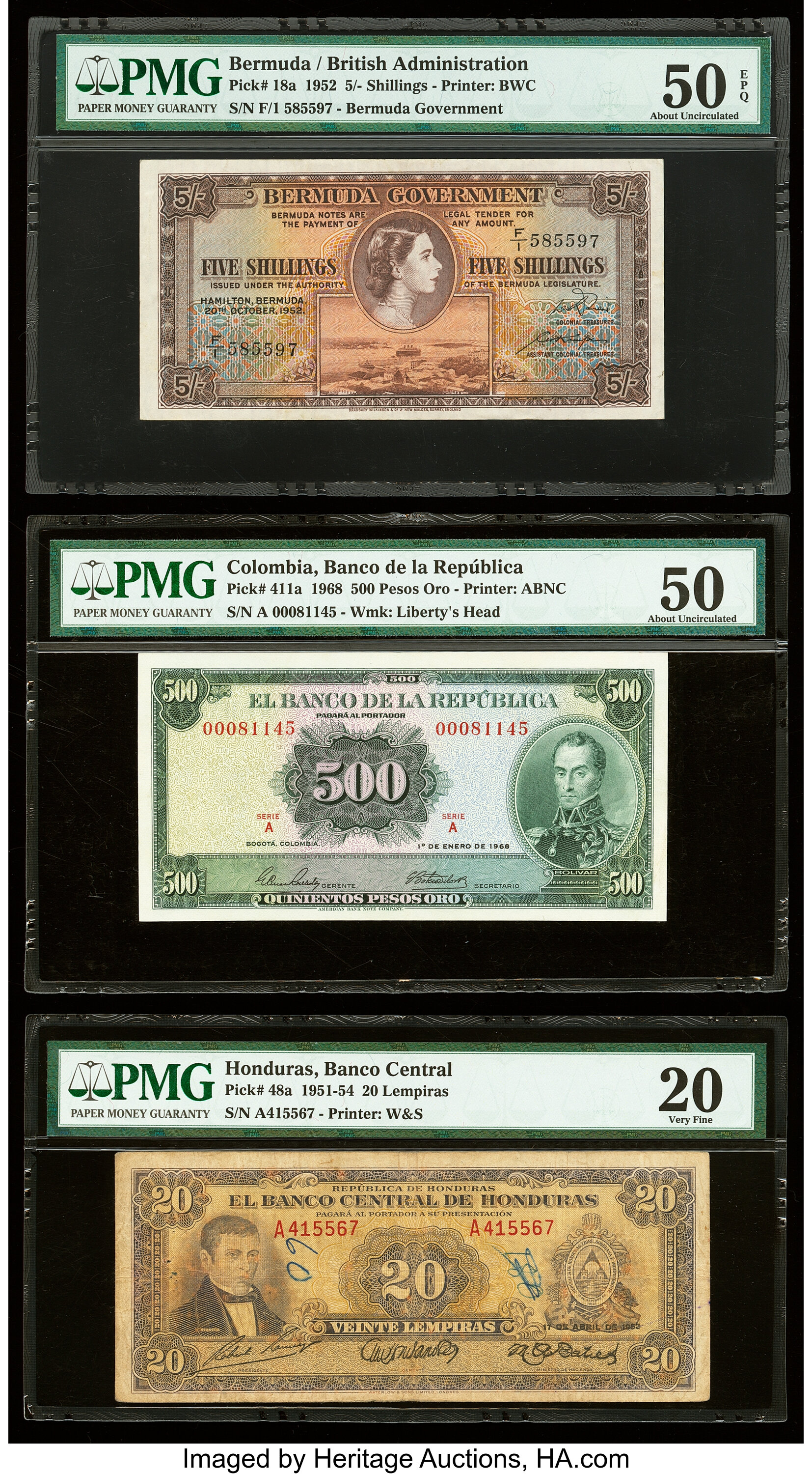 image for: Honduras  20 lempiras (B304s)