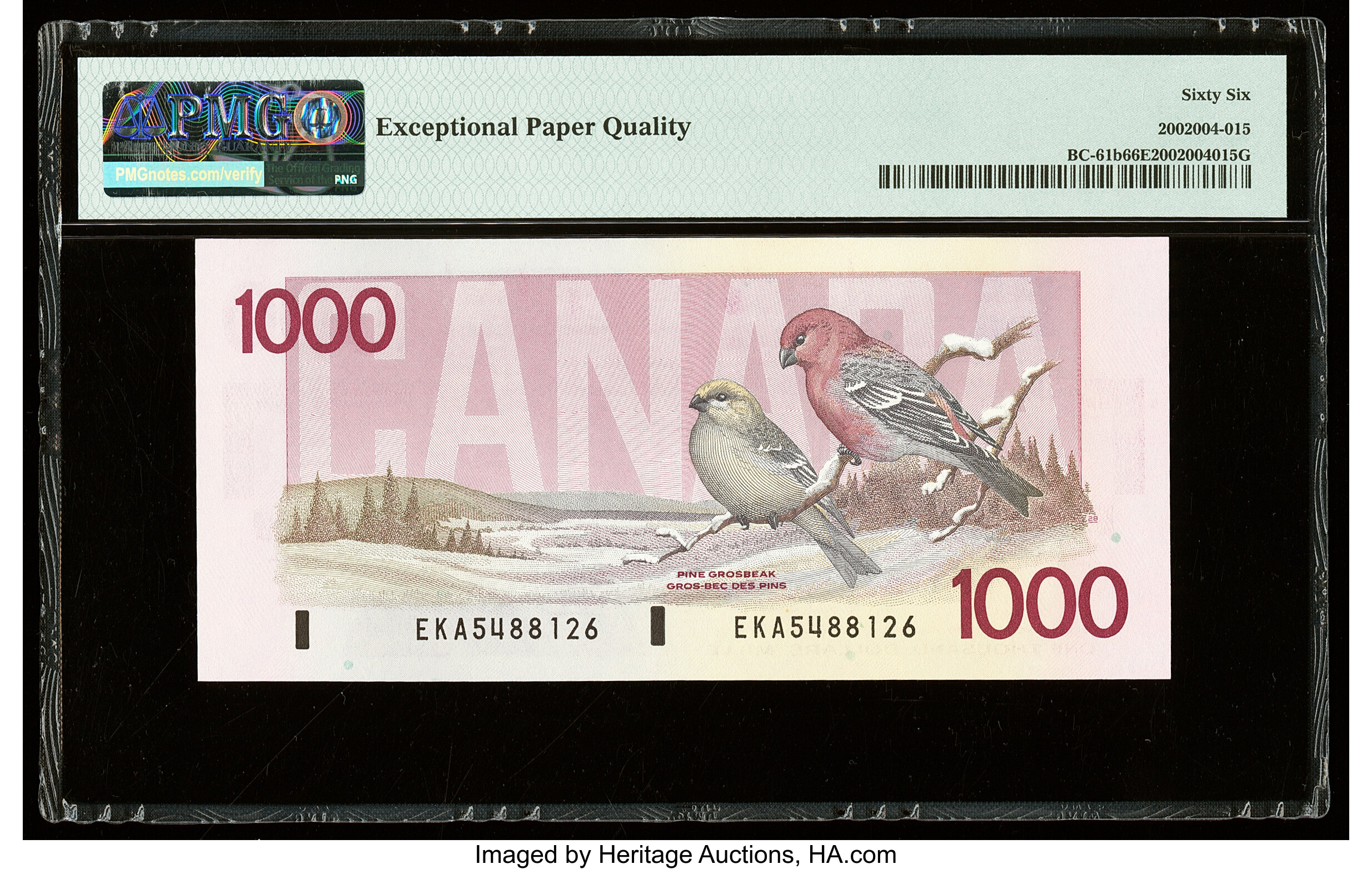 image for: Canada  1,000 dollars (B363b)