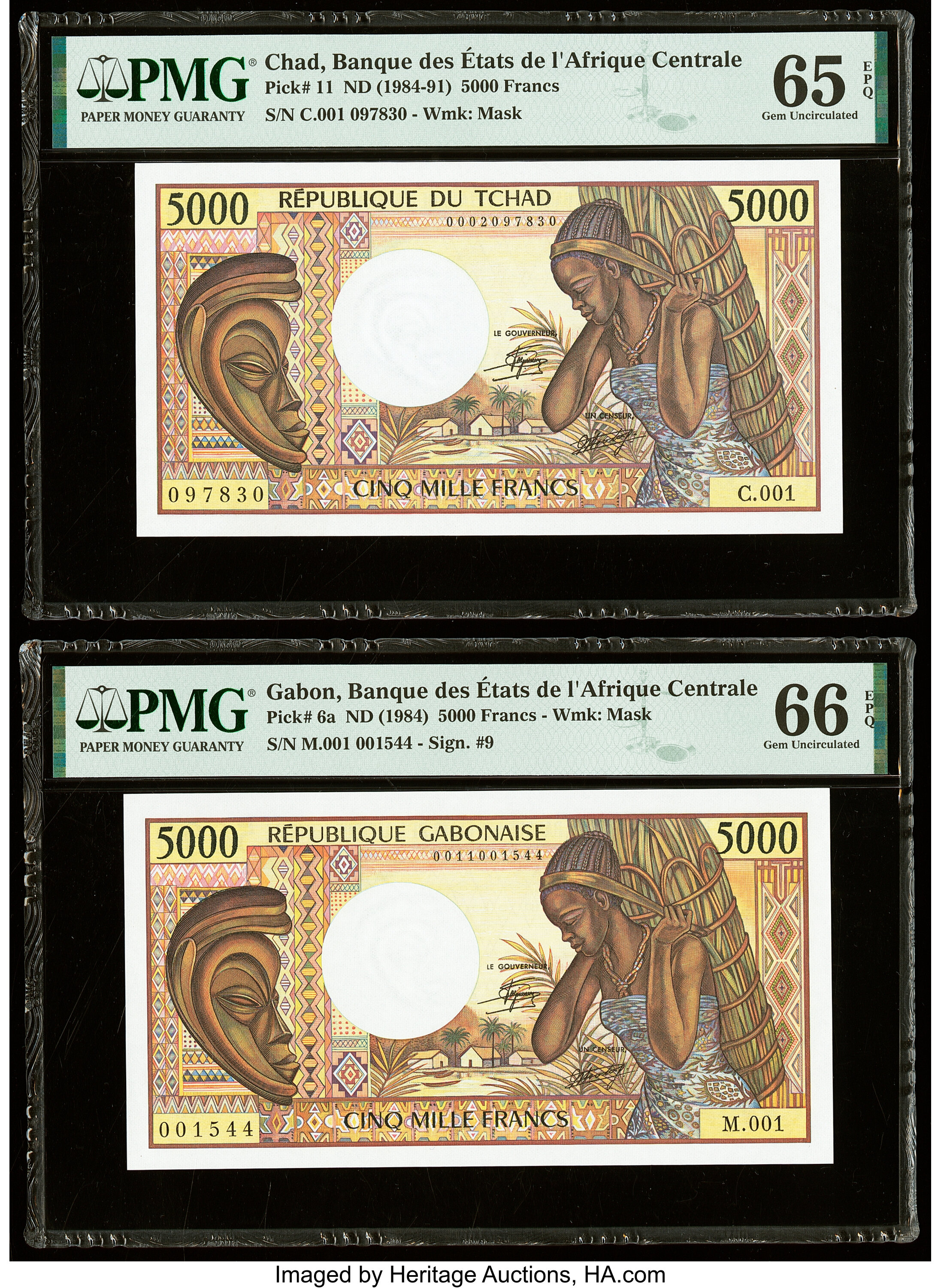 image for: Chad  5,000 francs (B211as2)