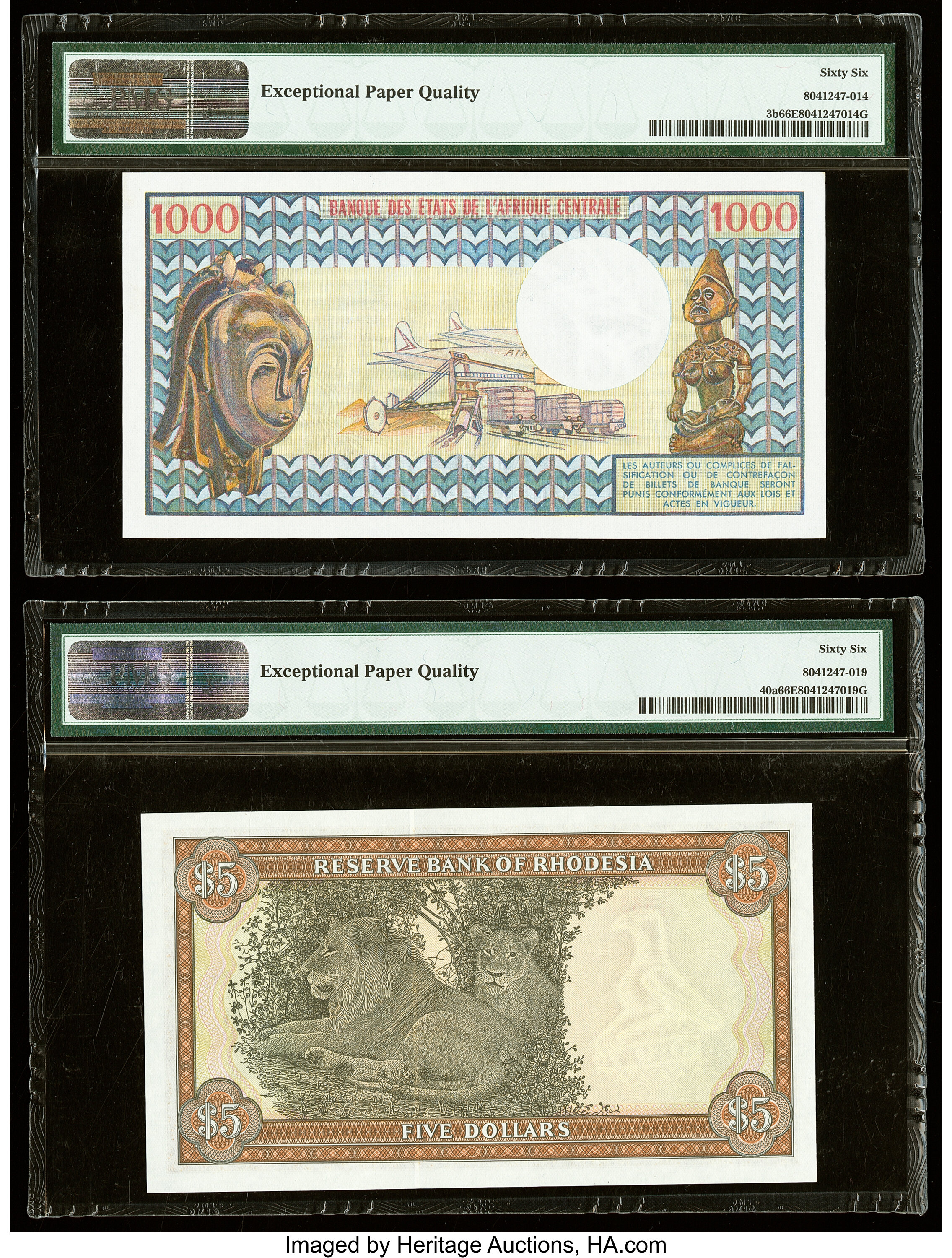 image for: Rhodesia  5 dollars(B109d)