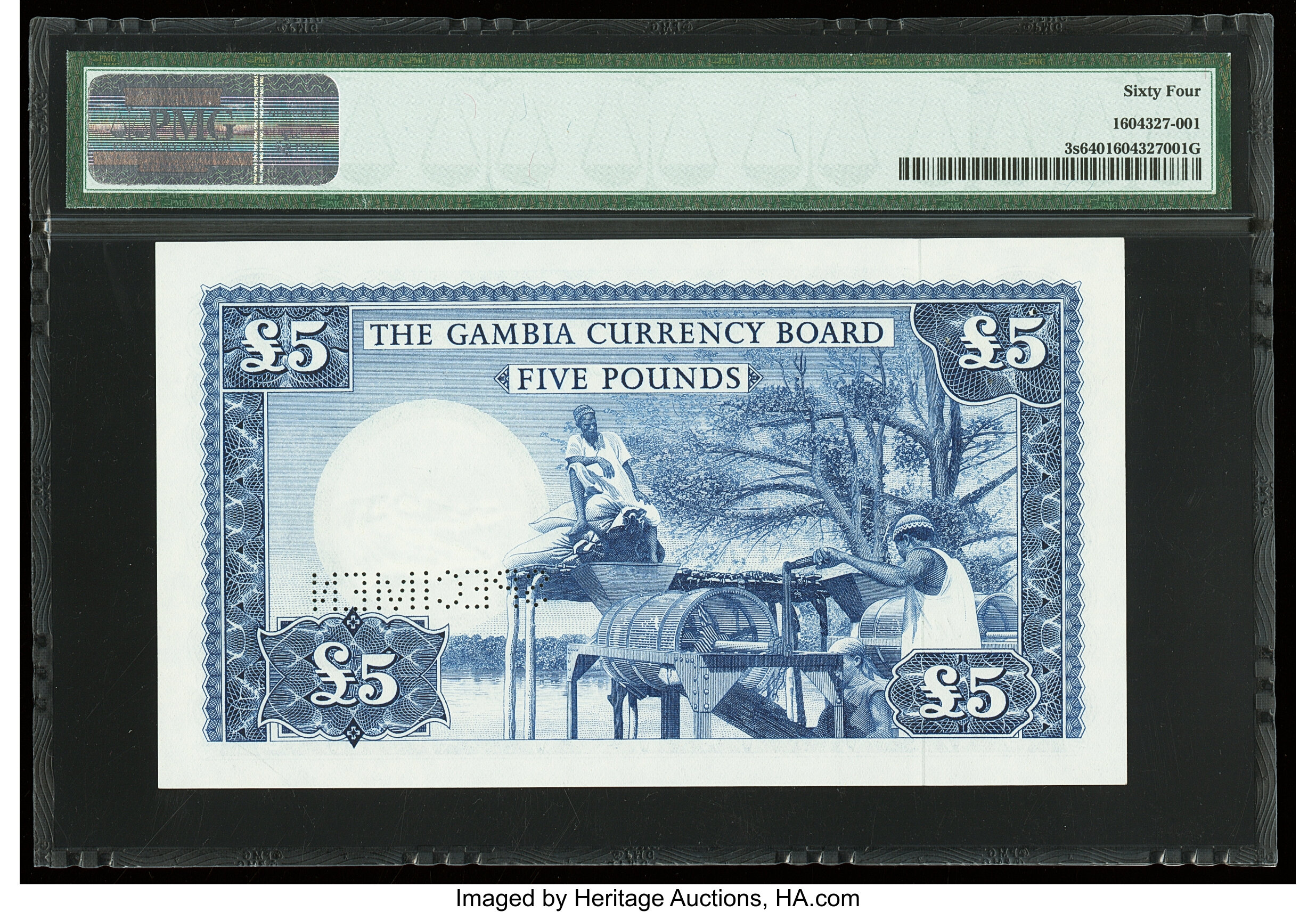 image for: Gambia  5 pounds(B103az)
