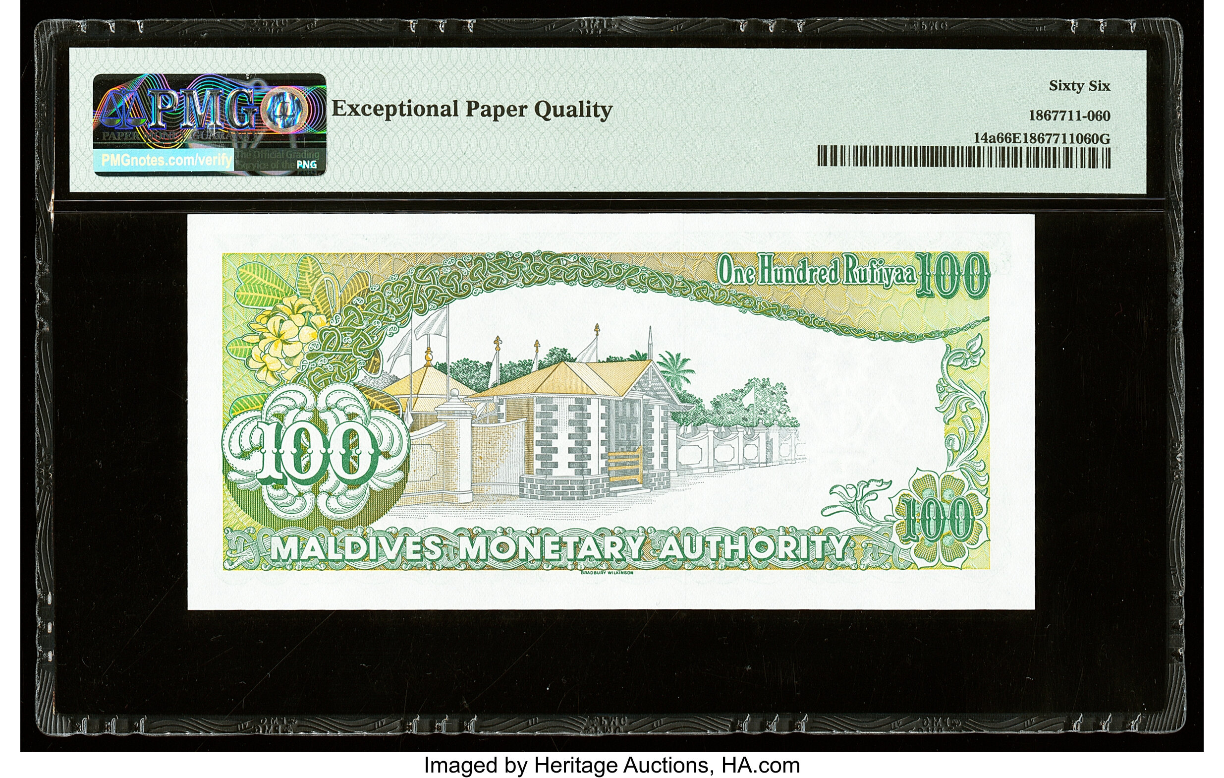image for: Maldives  100 rufiyaa (B206ap)