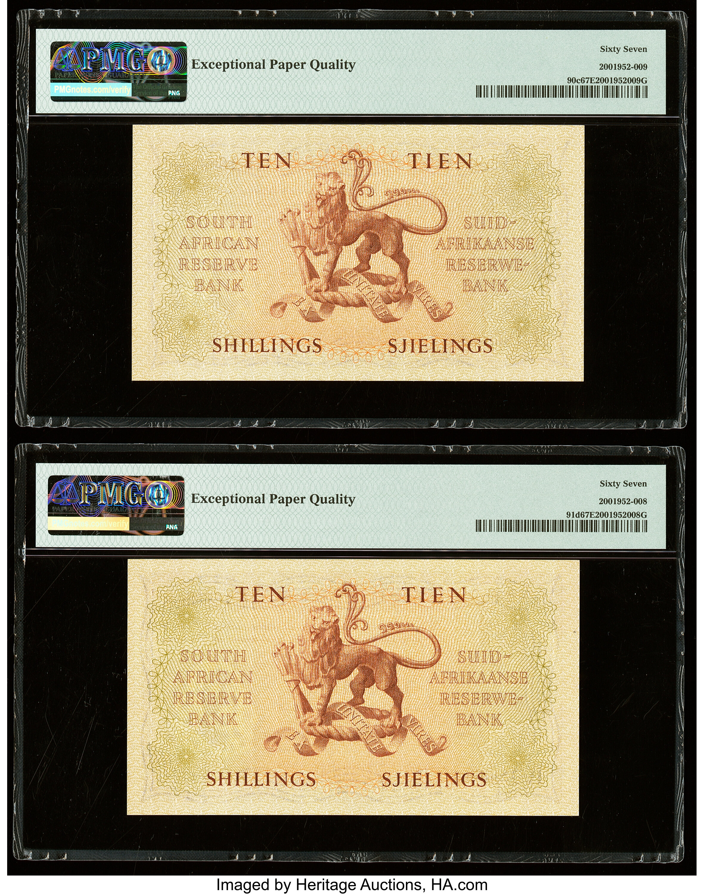 image for: South Africa  10 shillings (B718as2)