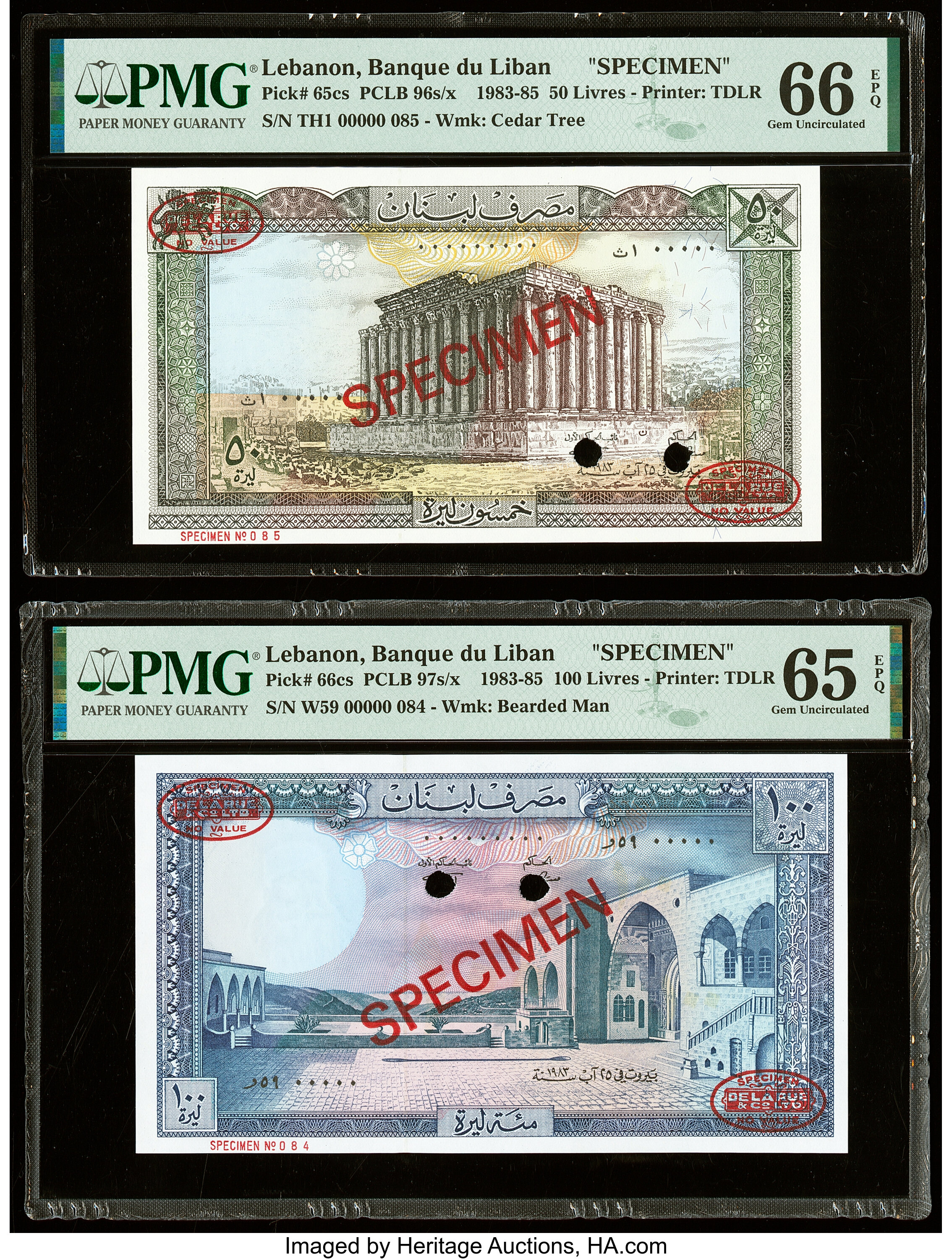 image for: Lebanon  50 livres (pounds) (B505a)