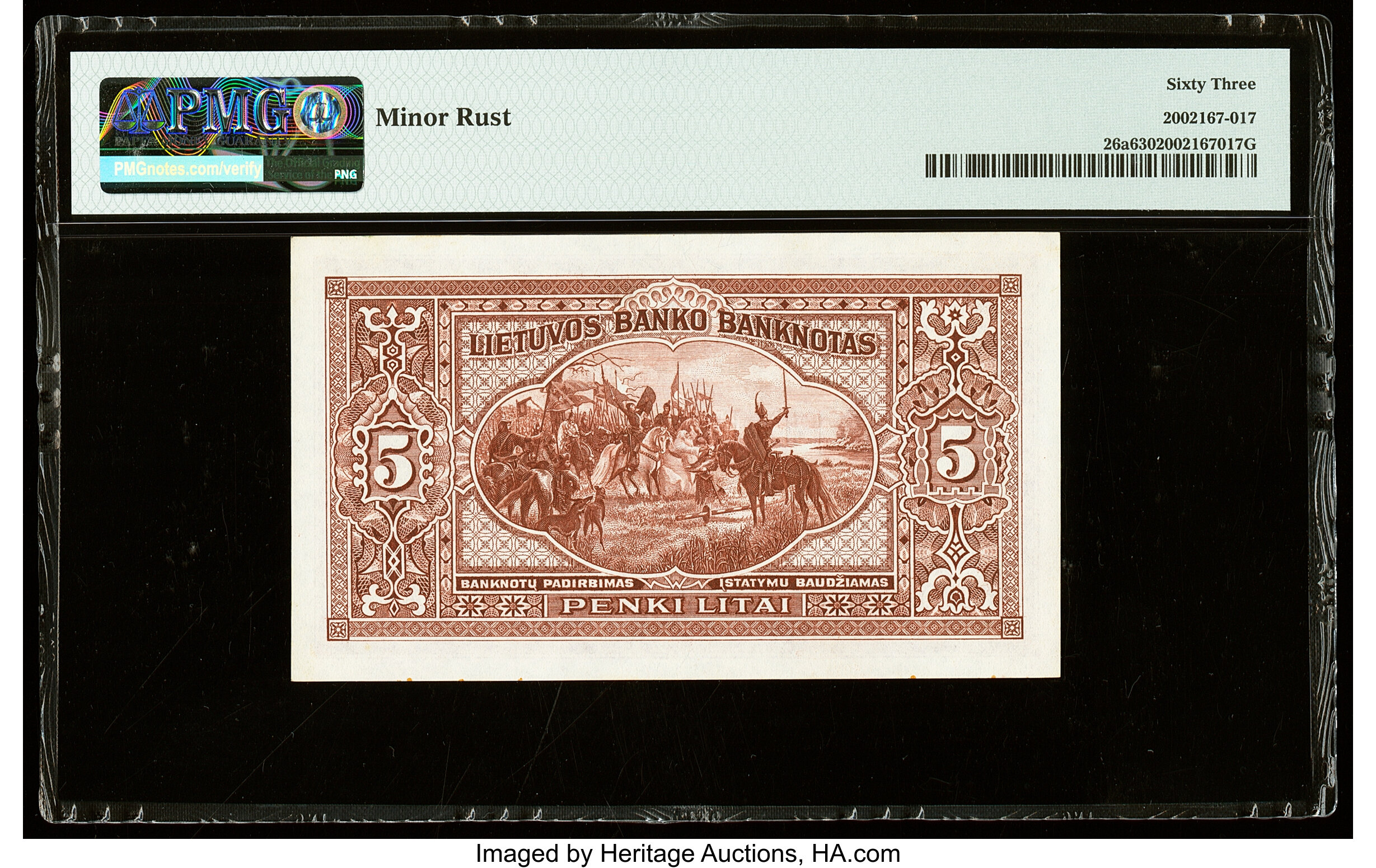 image for: Lithuania  5 litai(B128as1)