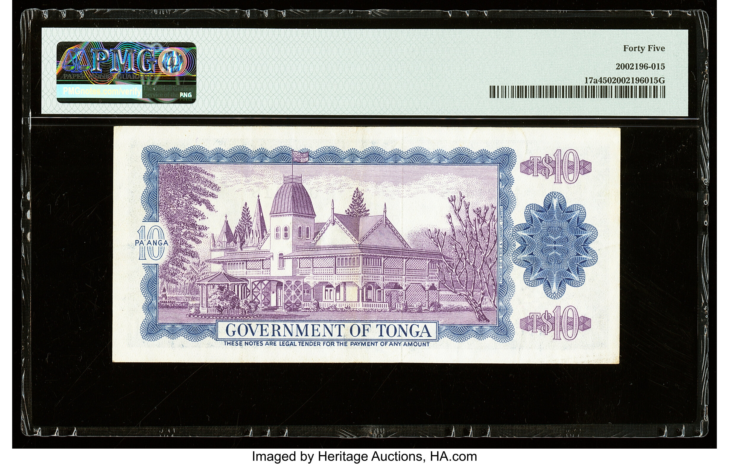 image for: Tonga  10 pa?anga(B117b)