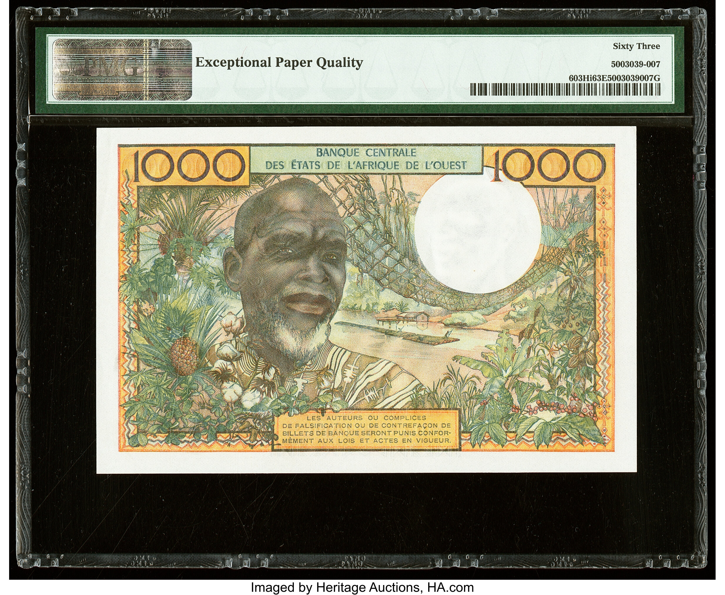 image for: West African States  1,000 francs (B108Hb)
