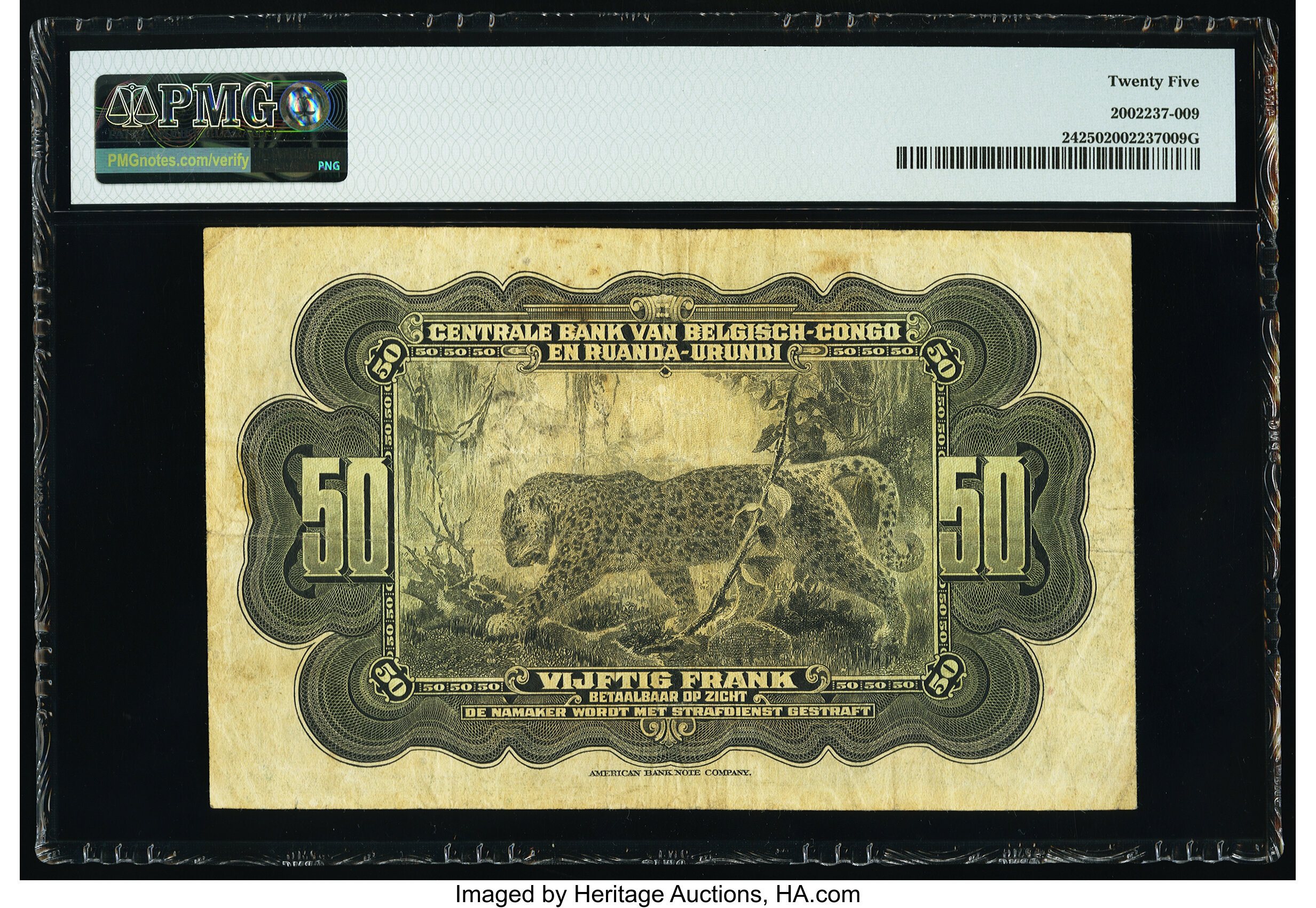 image for: Belgian Congo  50 francs(B304as1)
