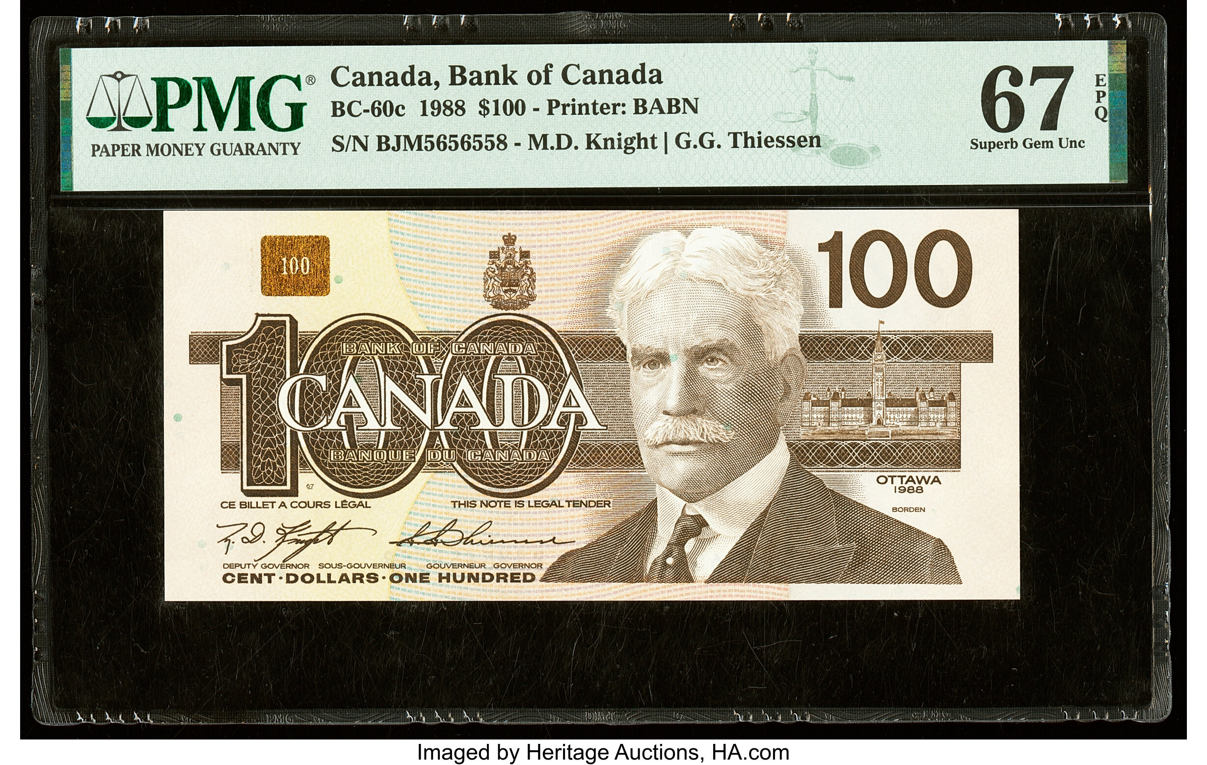 image for: Canada  100 dollars (B362as)