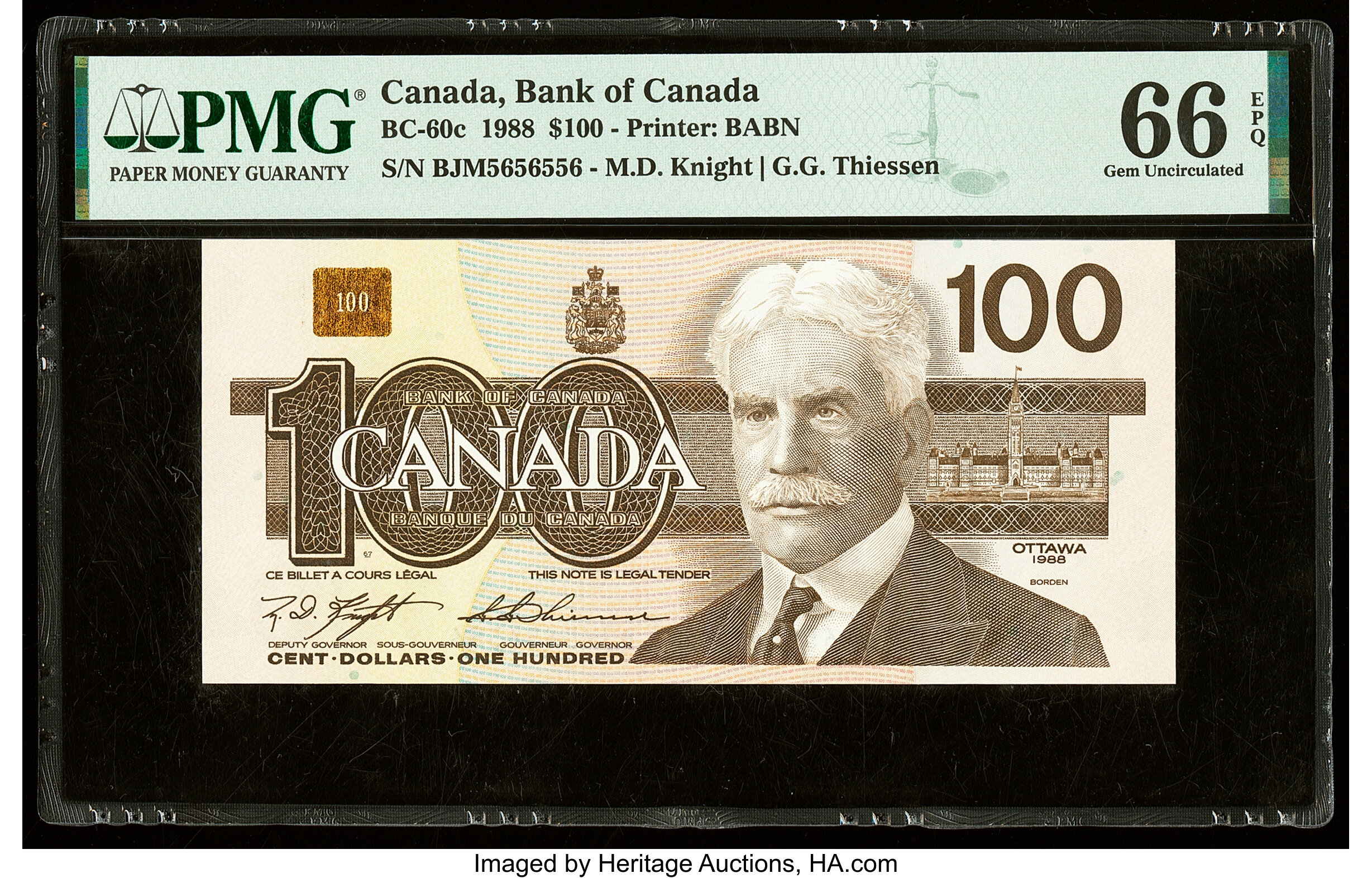 image for: Canada  100 dollars (B362as)