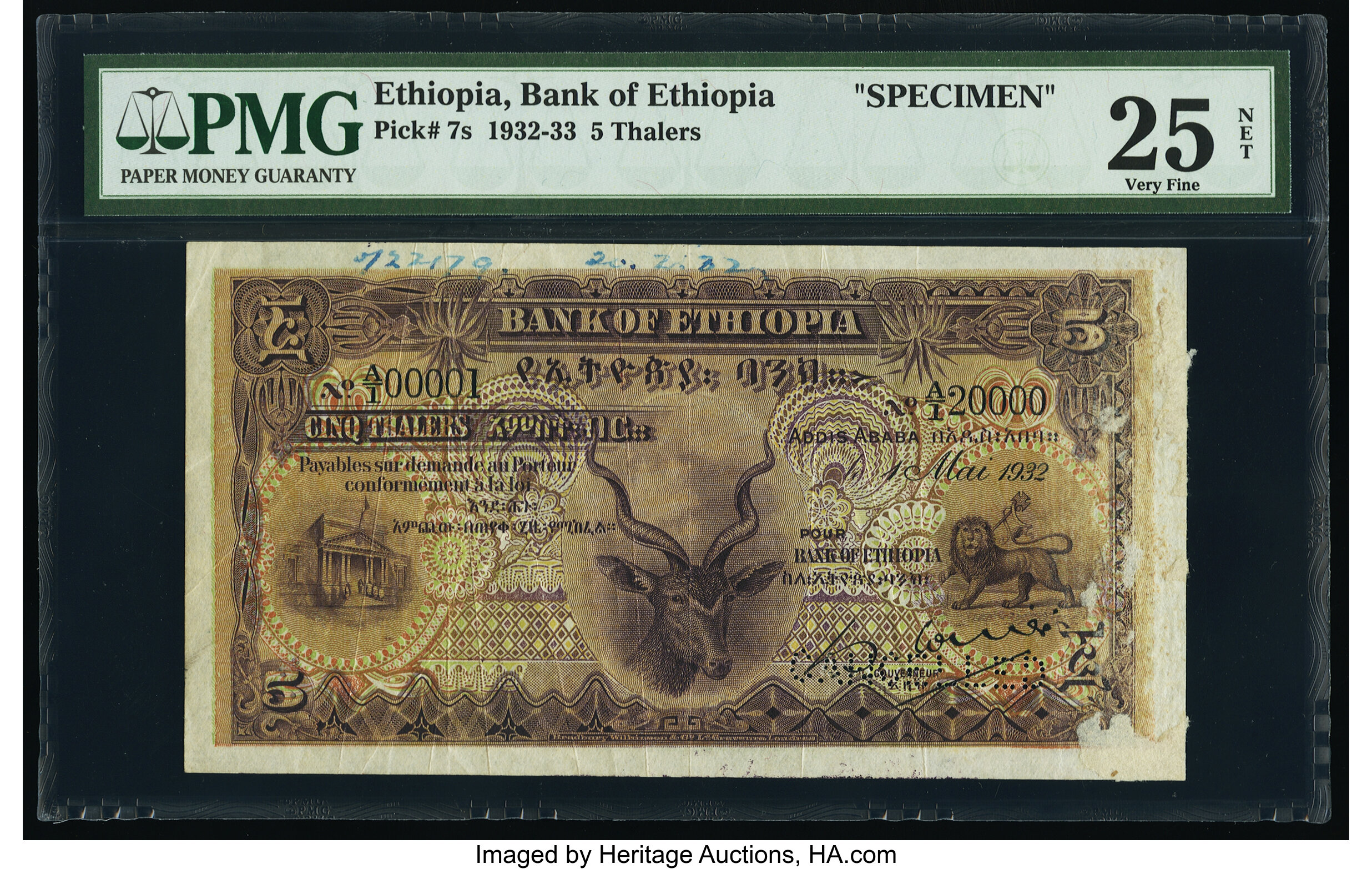 image for: Ethiopia  5 thalers(B102as)