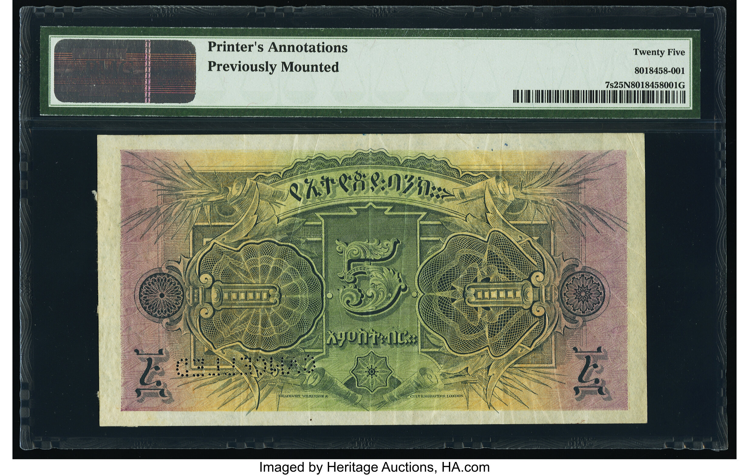 image for: Ethiopia  5 thalers(B102b)