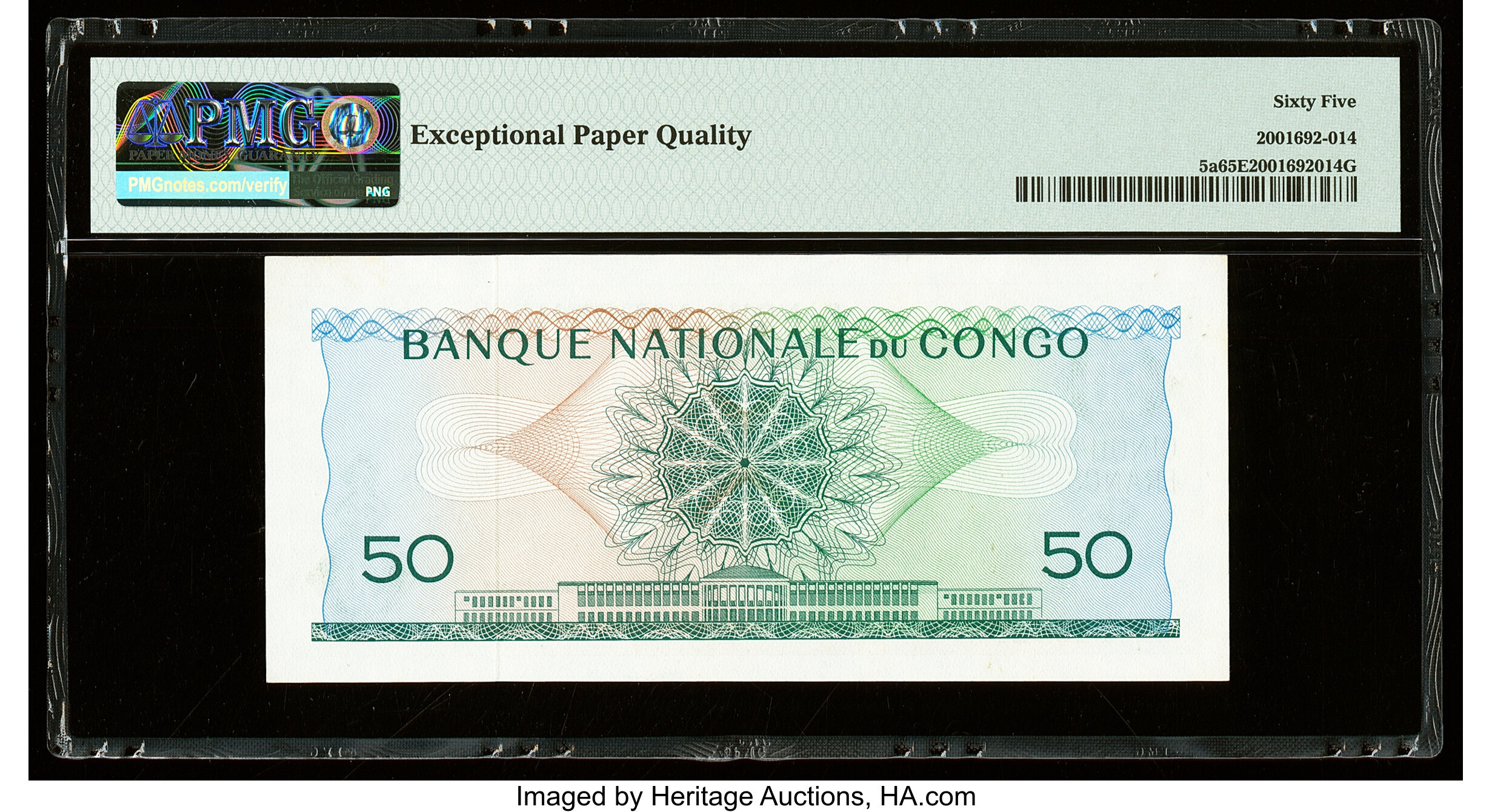 image for: Congo Democratic Republic  50 francs(B202g)