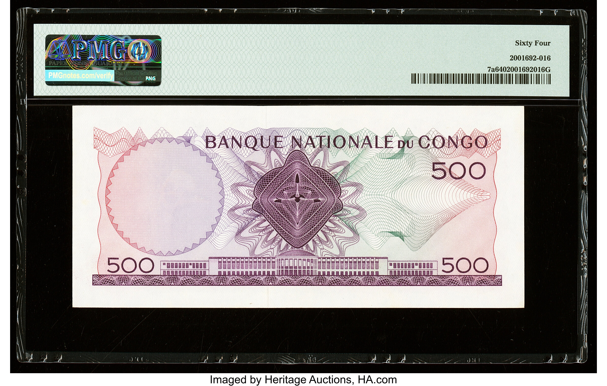 image for: Congo Democratic Republic  500 francs(B204at)