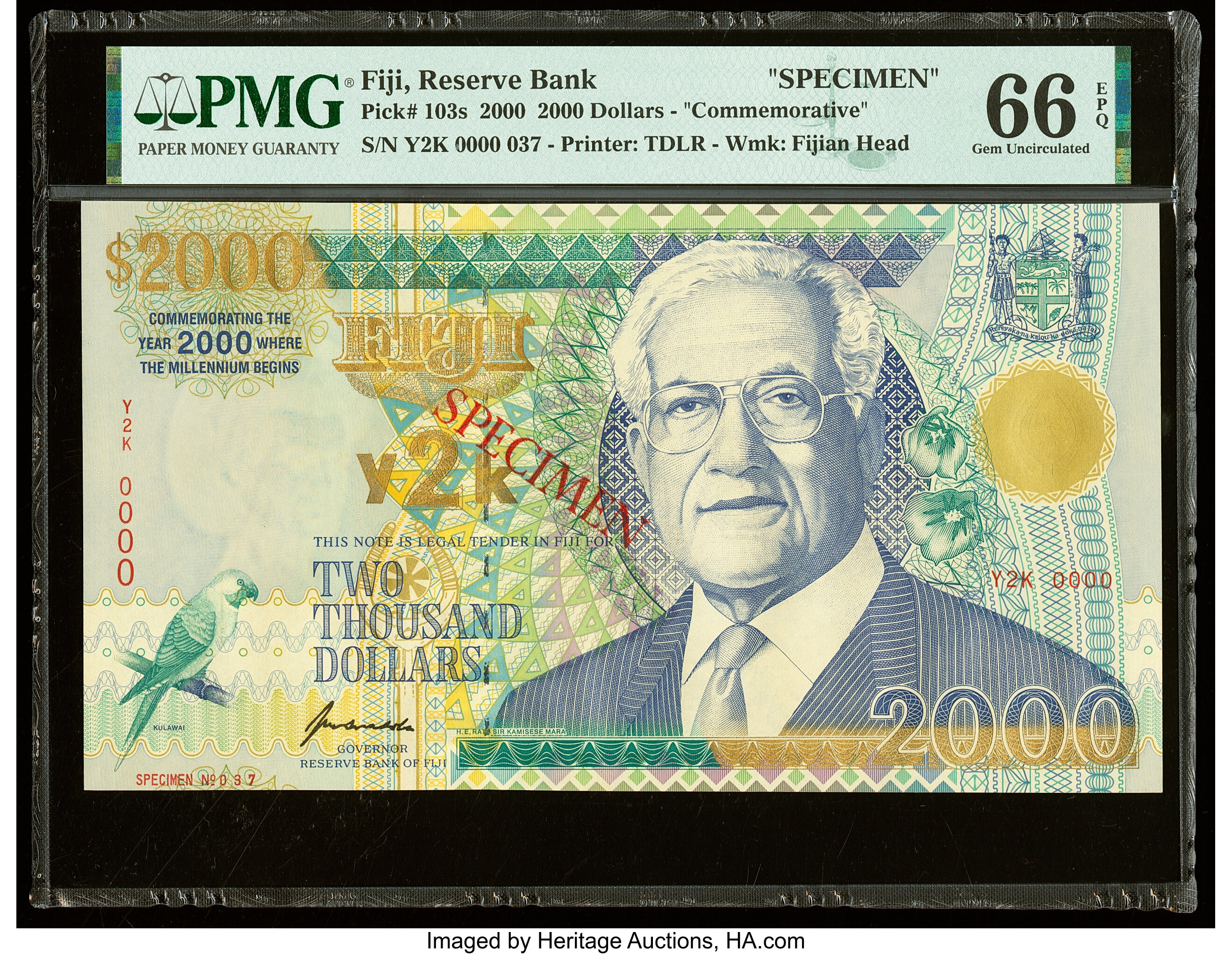 image for: Fiji  2,000 dollars (BNP502a)