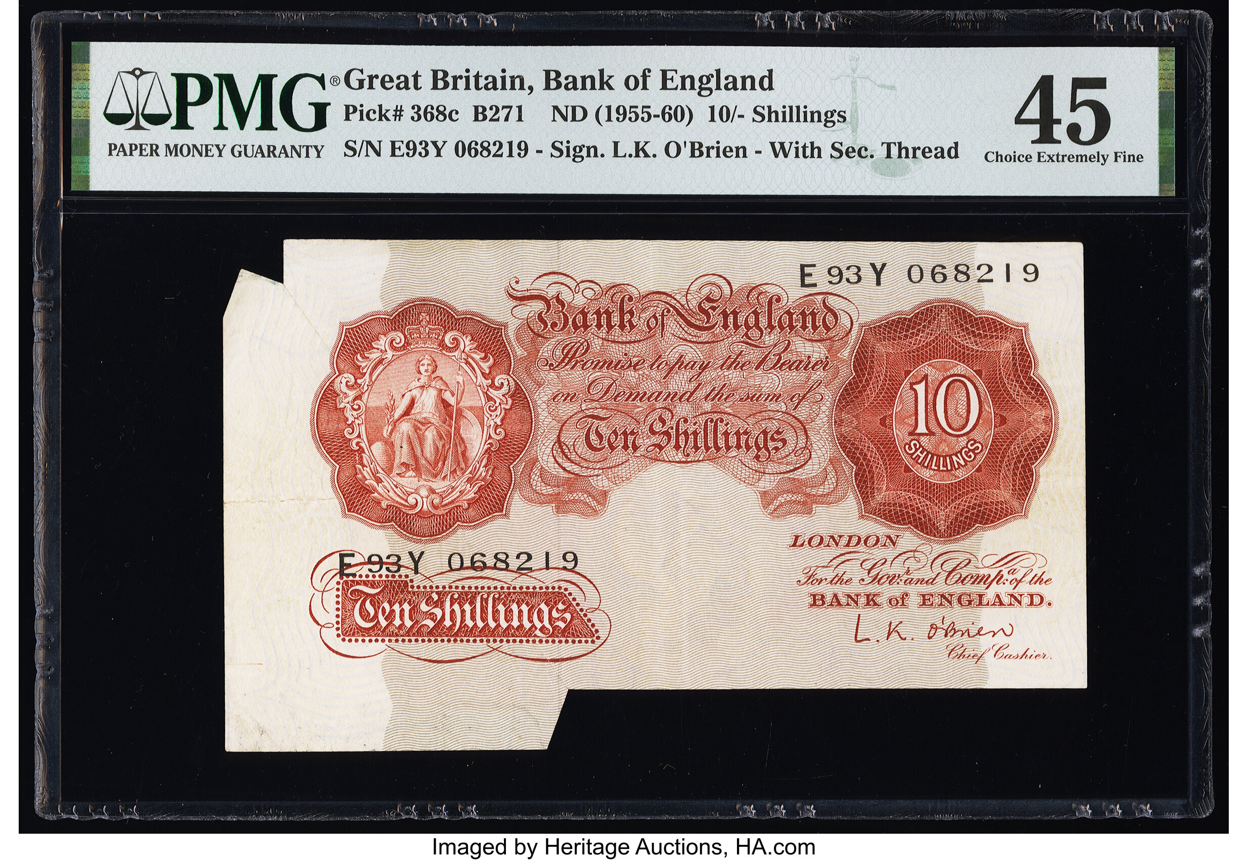 image for: United Kingdom  10 shillings (B171fs)