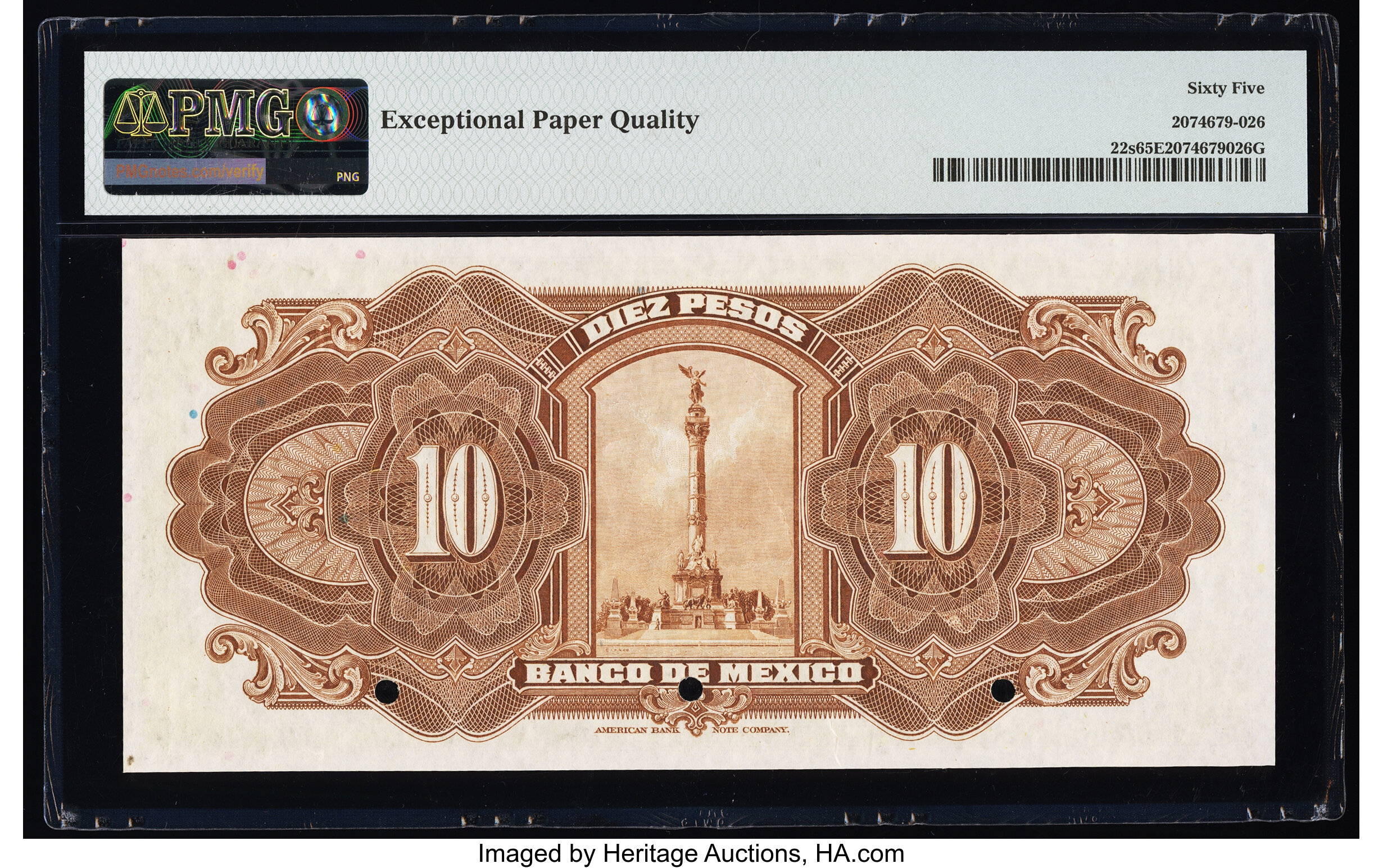 image for: Mexico  10 pesos(B602d)